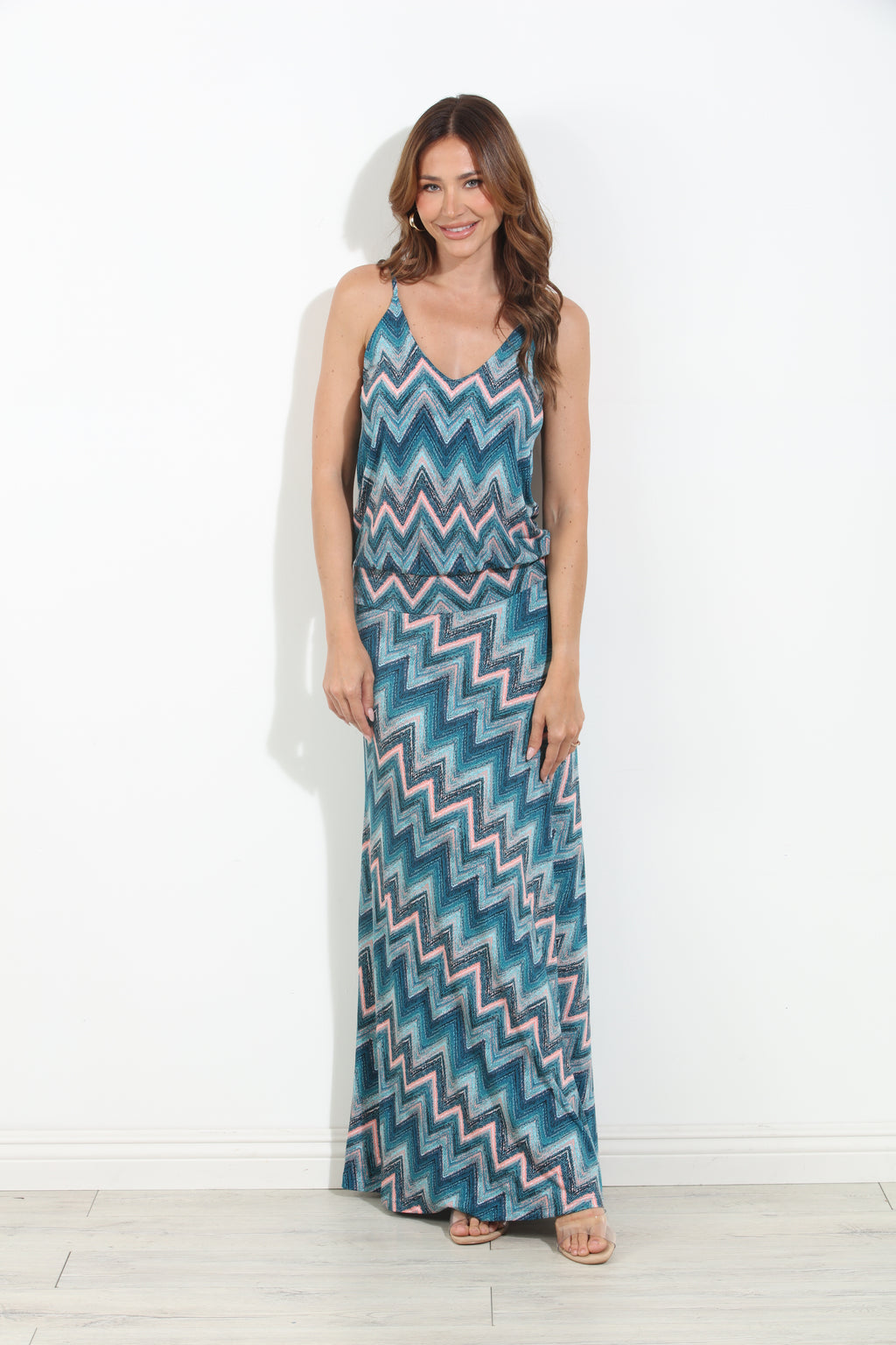 Bowen Stretch Drop Waist Maxi Dress-BEST SELLER