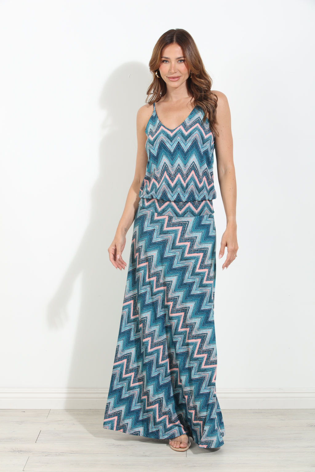 Bowen Stretch Drop Waist Maxi Dress-BEST SELLER