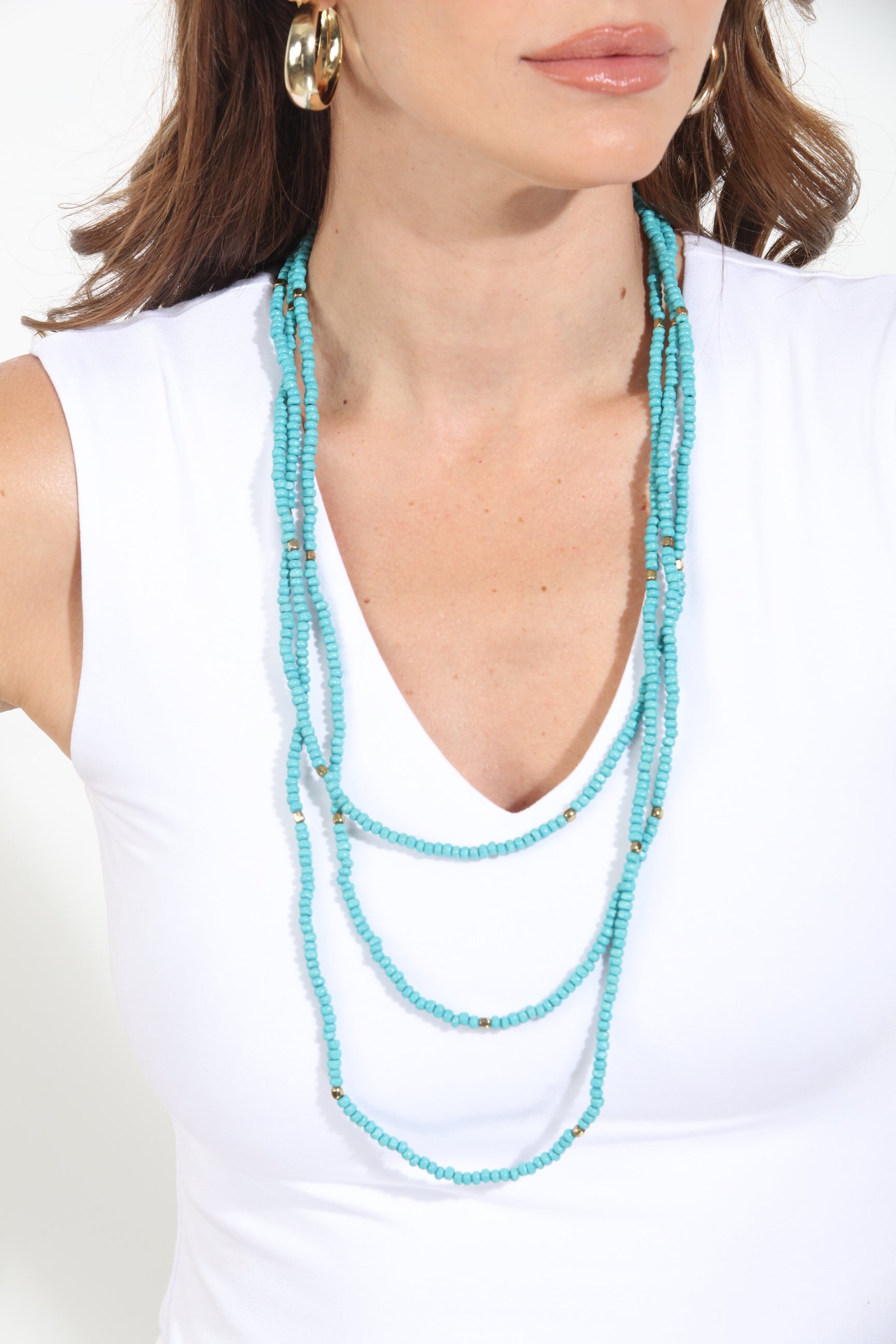 Laguna Layered Beaded Necklace