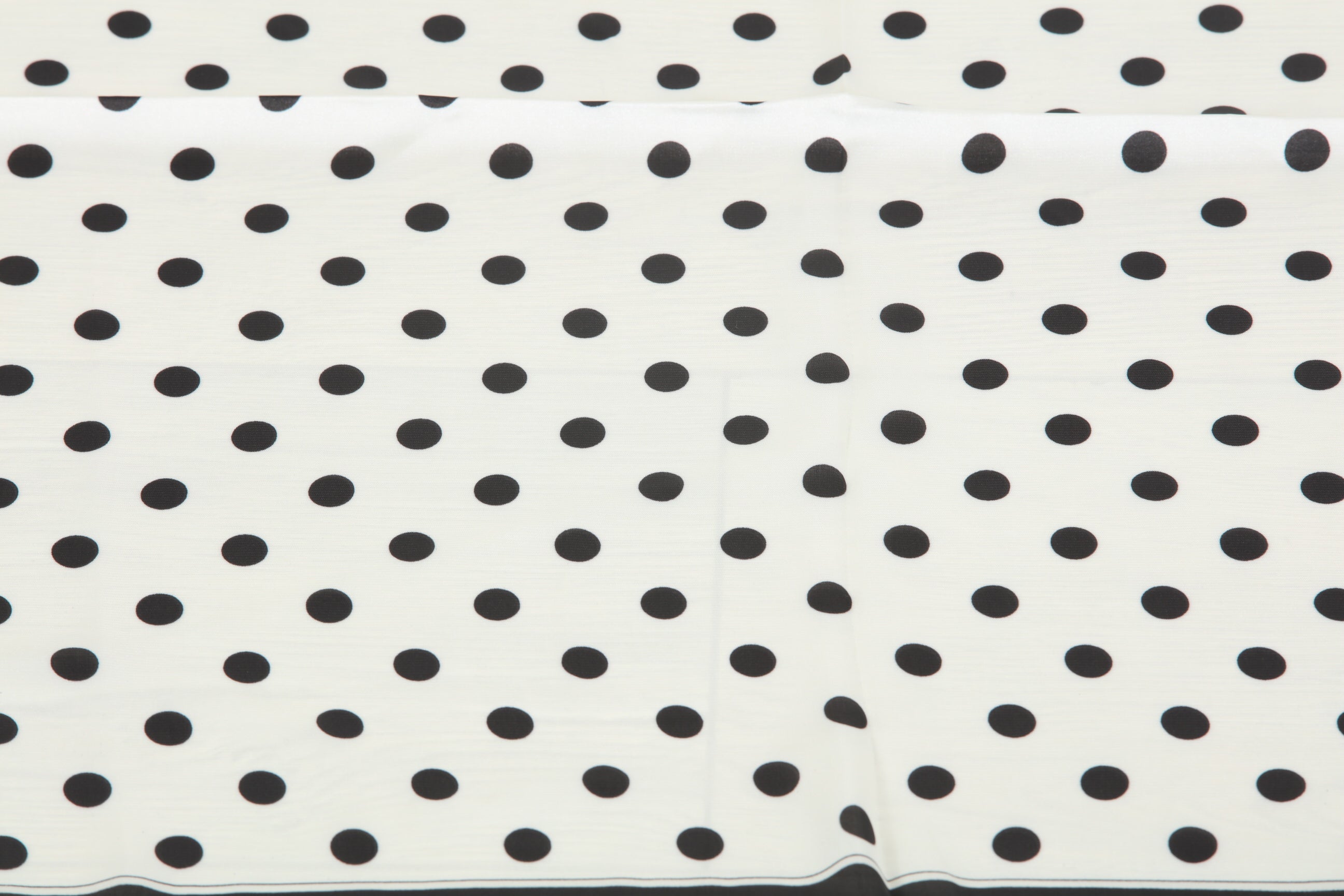 Polka Dot Print Silky Scarf