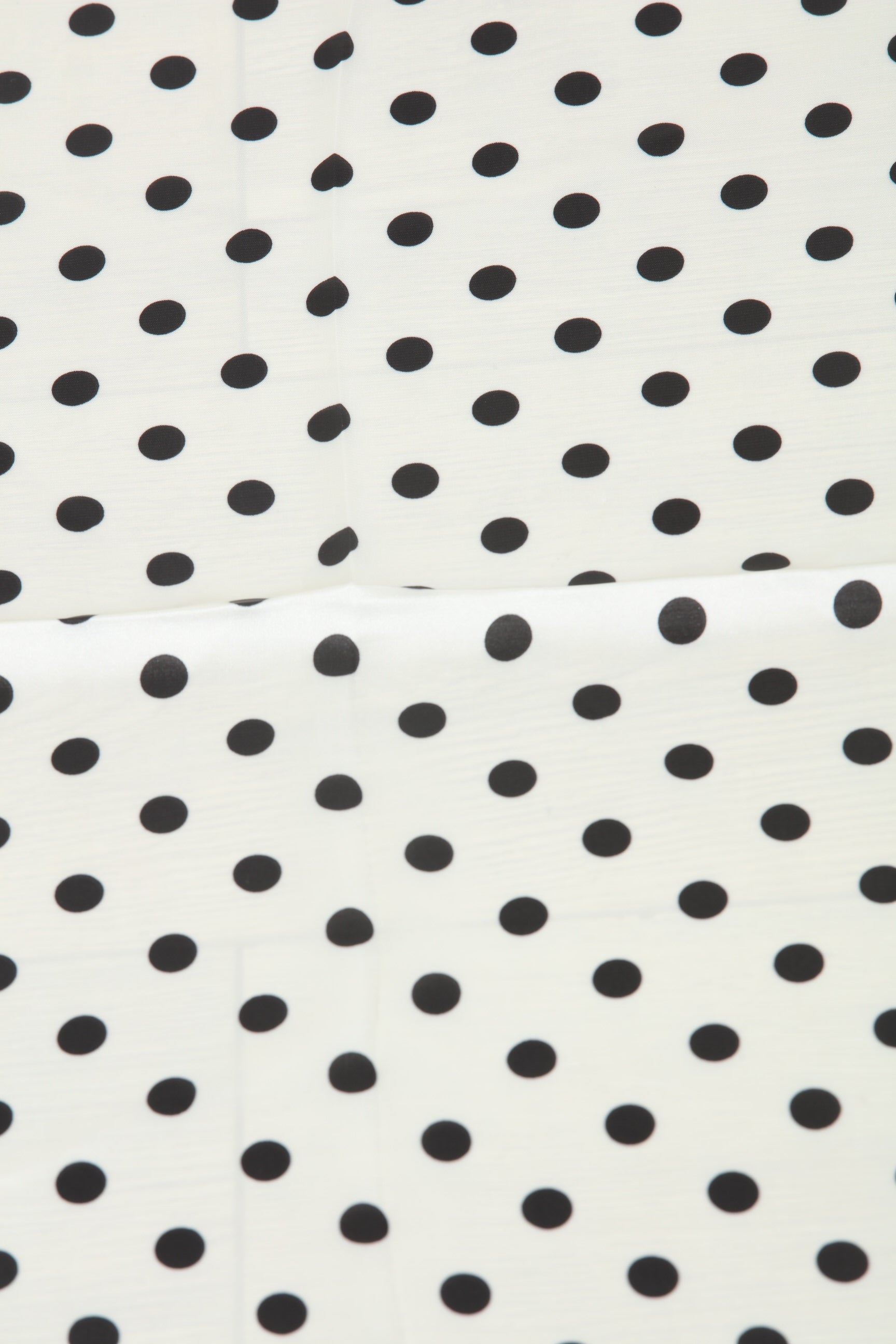Polka Dot Print Silky Scarf