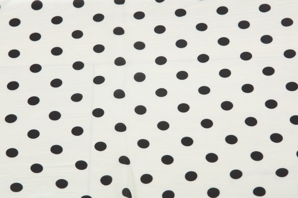 Polka Dot Print Silky Scarf
