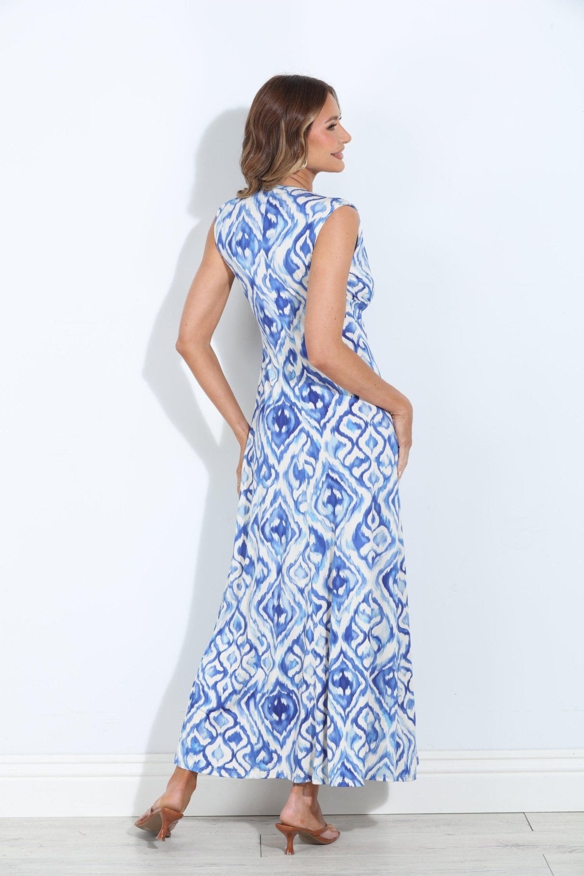 Malibu Stretch V-Neck Maxi Dress-BEST SELLER