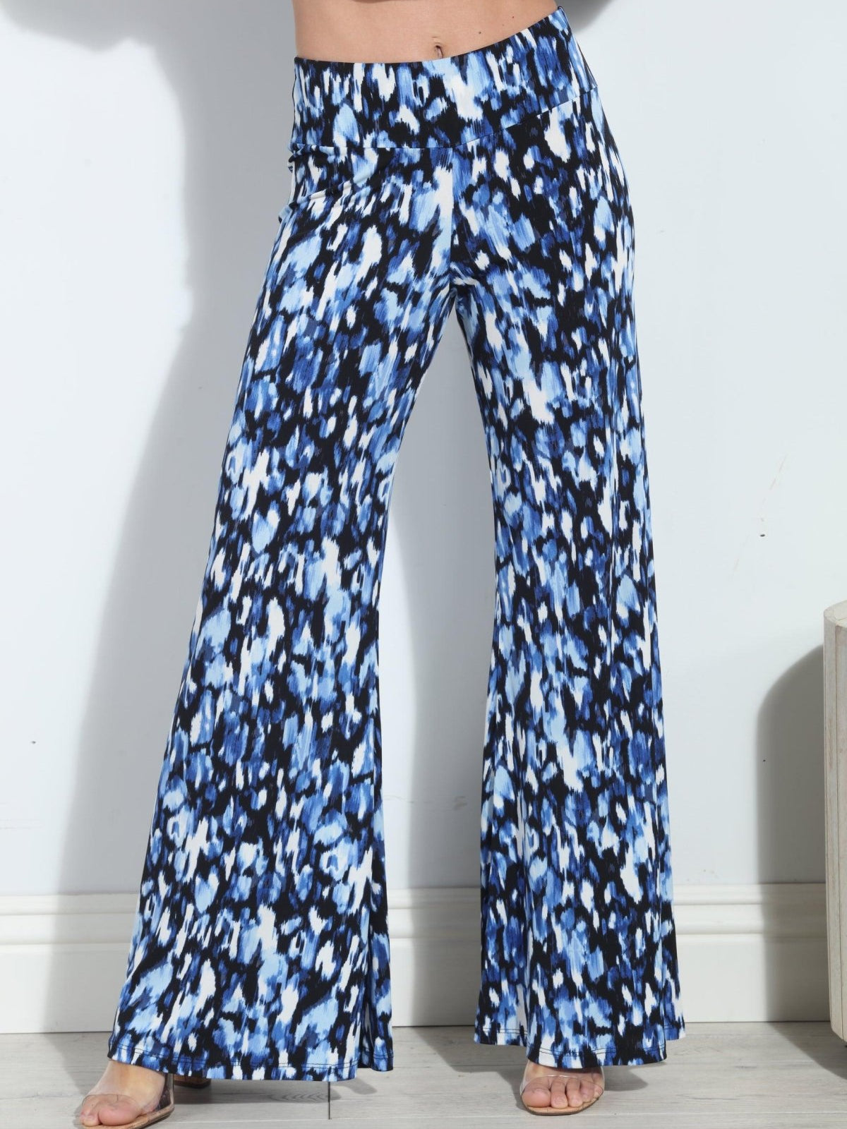 Lizette Stretch Wide Leg Pants-FINAL SALE