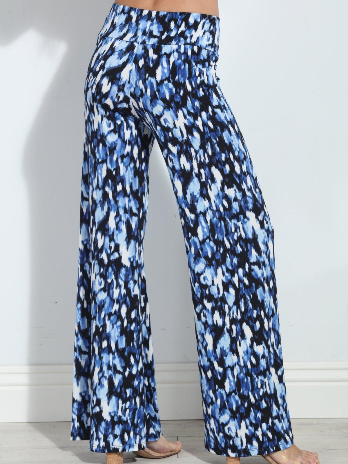 Lizette Stretch Wide Leg Pants-FINAL SALE