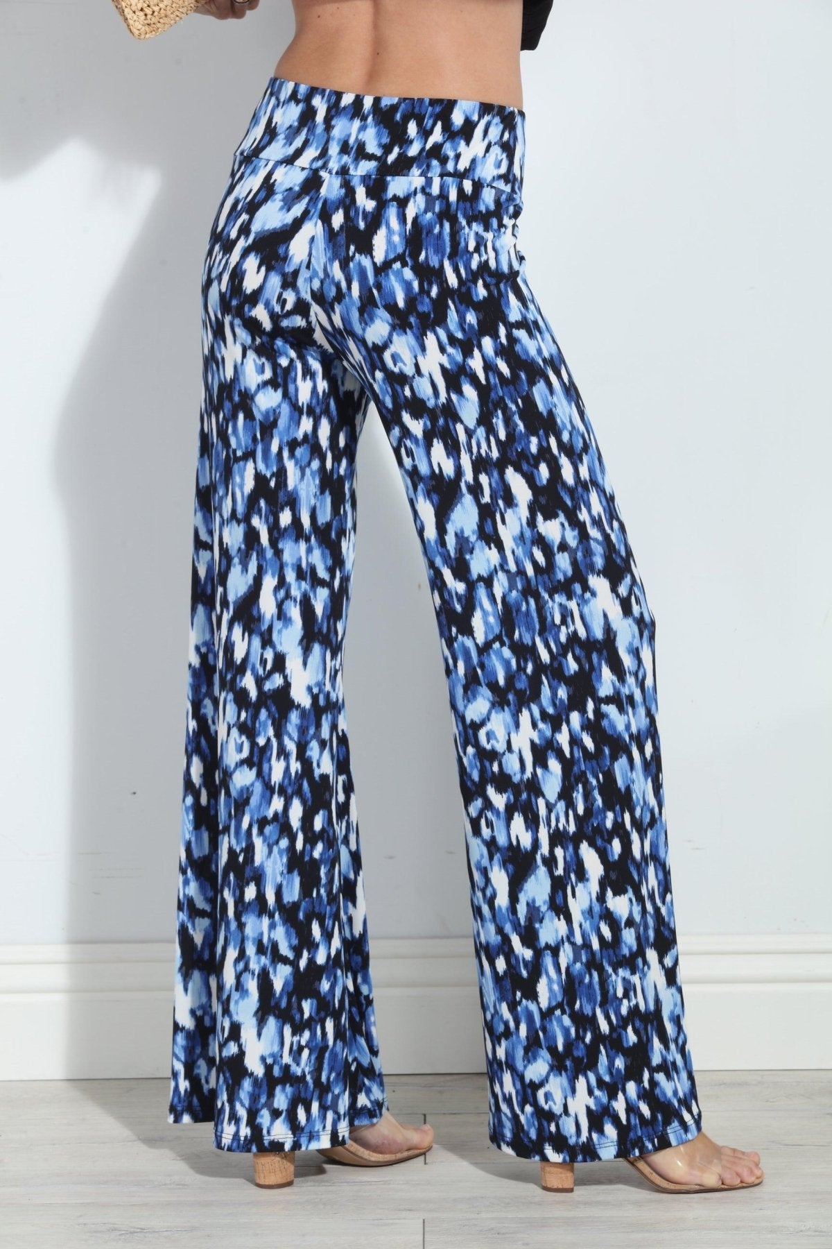Lizette Stretch Wide Leg Pants-FINAL SALE
