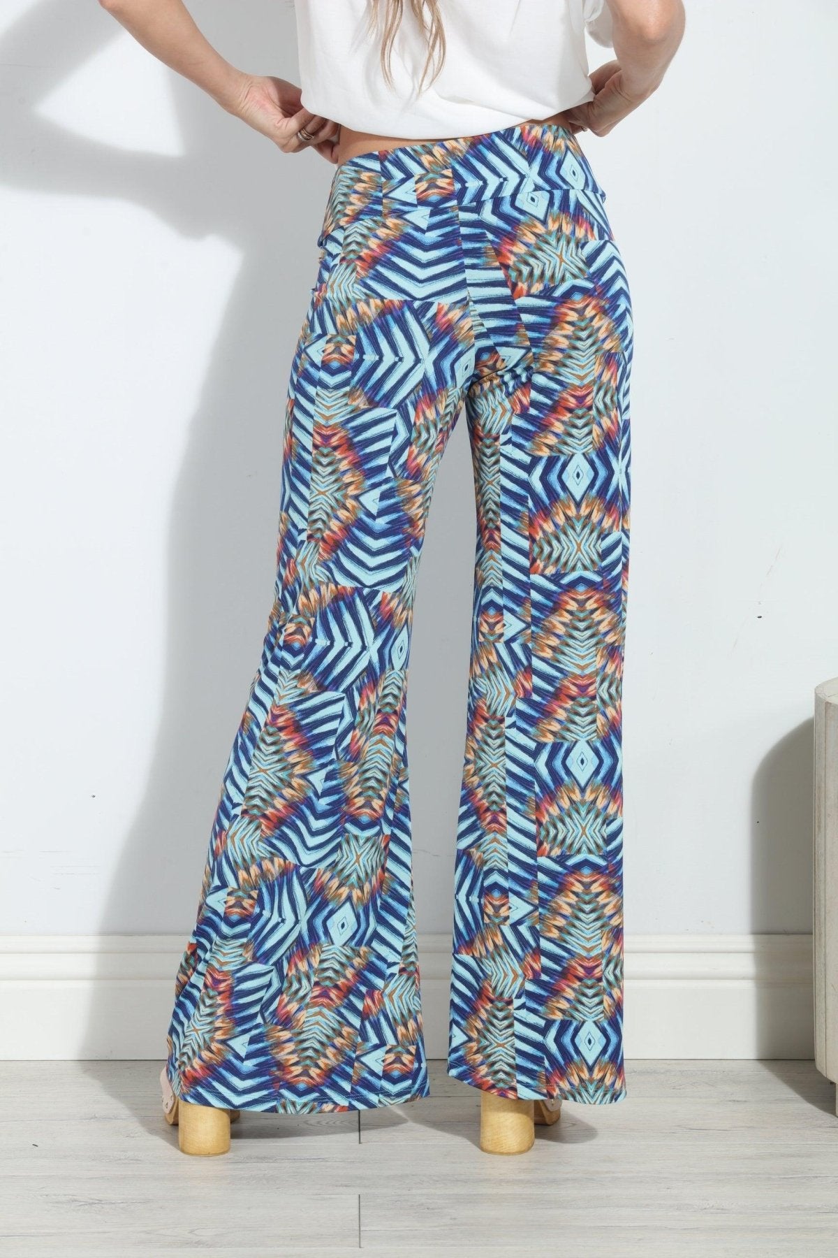 Carlene Stretch Wide Leg Pants-FINAL SALE