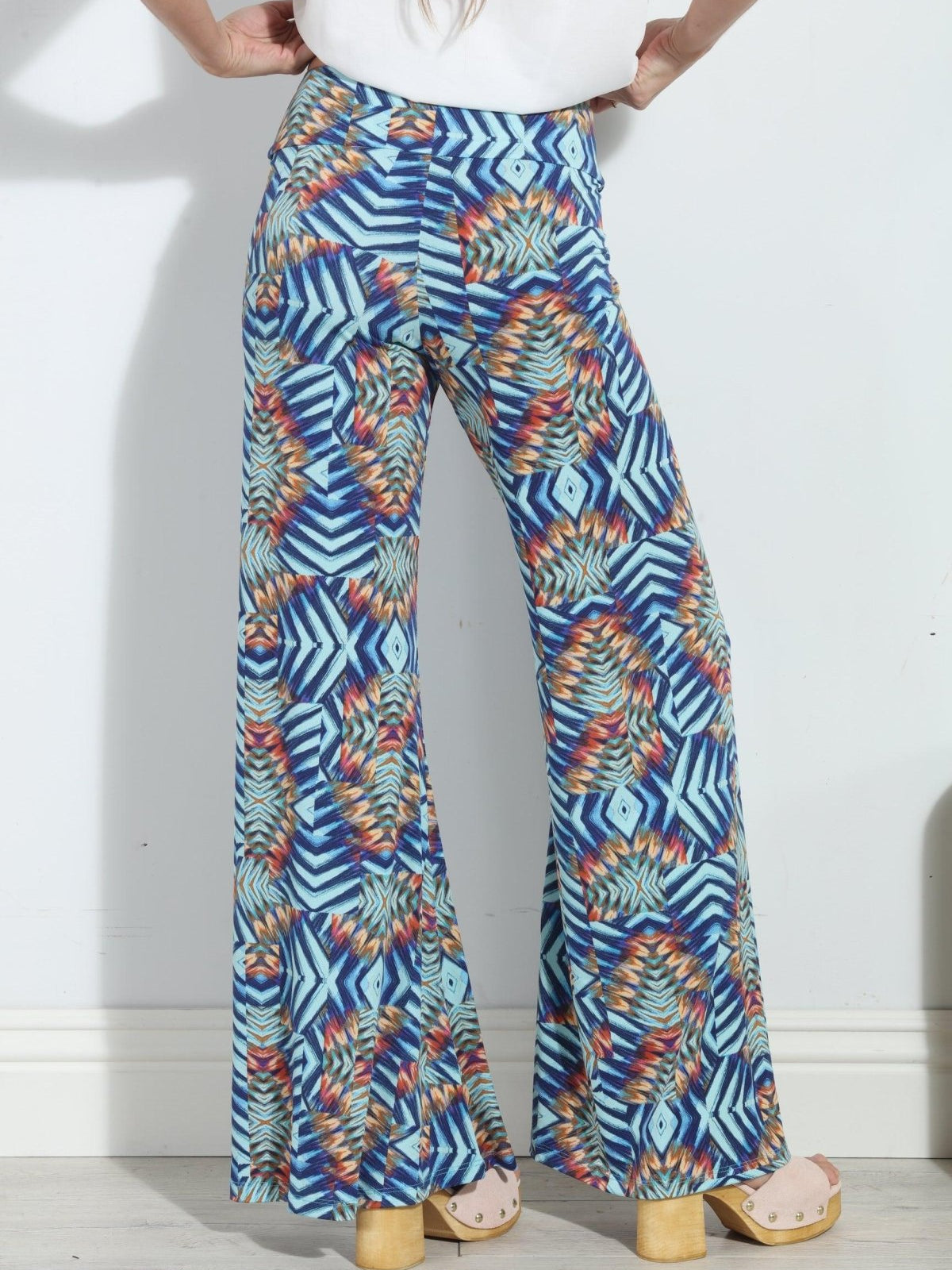 Carlene Stretch Wide Leg Pants-FINAL SALE