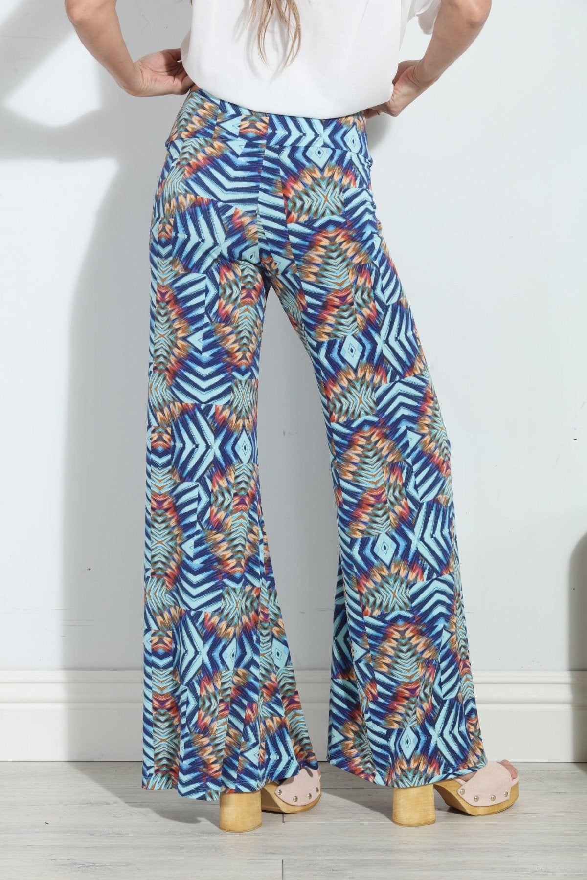 Carlene Stretch Wide Leg Pants-FINAL SALE