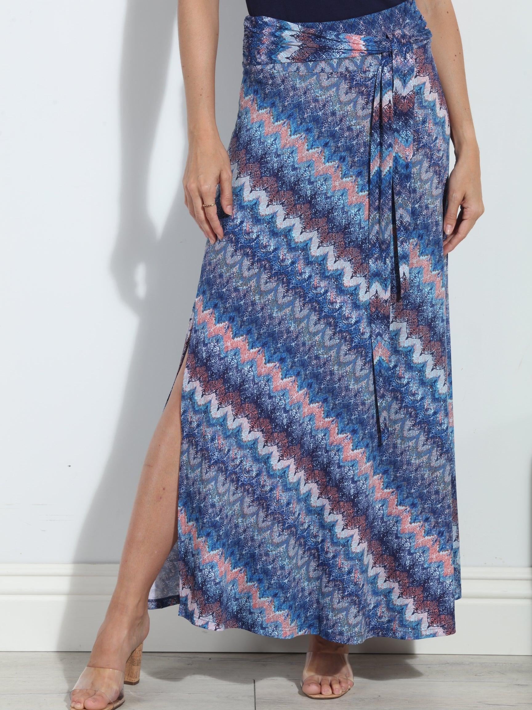 Odyssey Tie Front Maxi Skirt-FINAL SALE