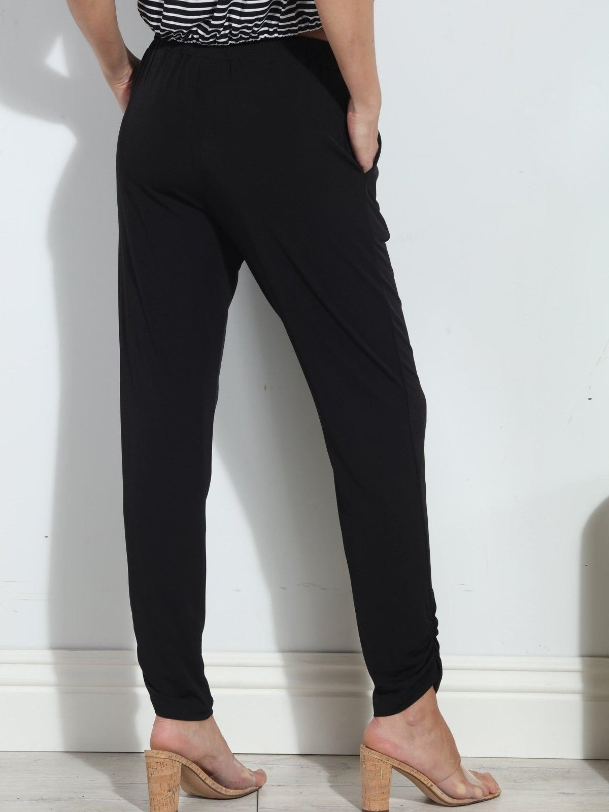 Black Stretch Joggers-BEST SELLER