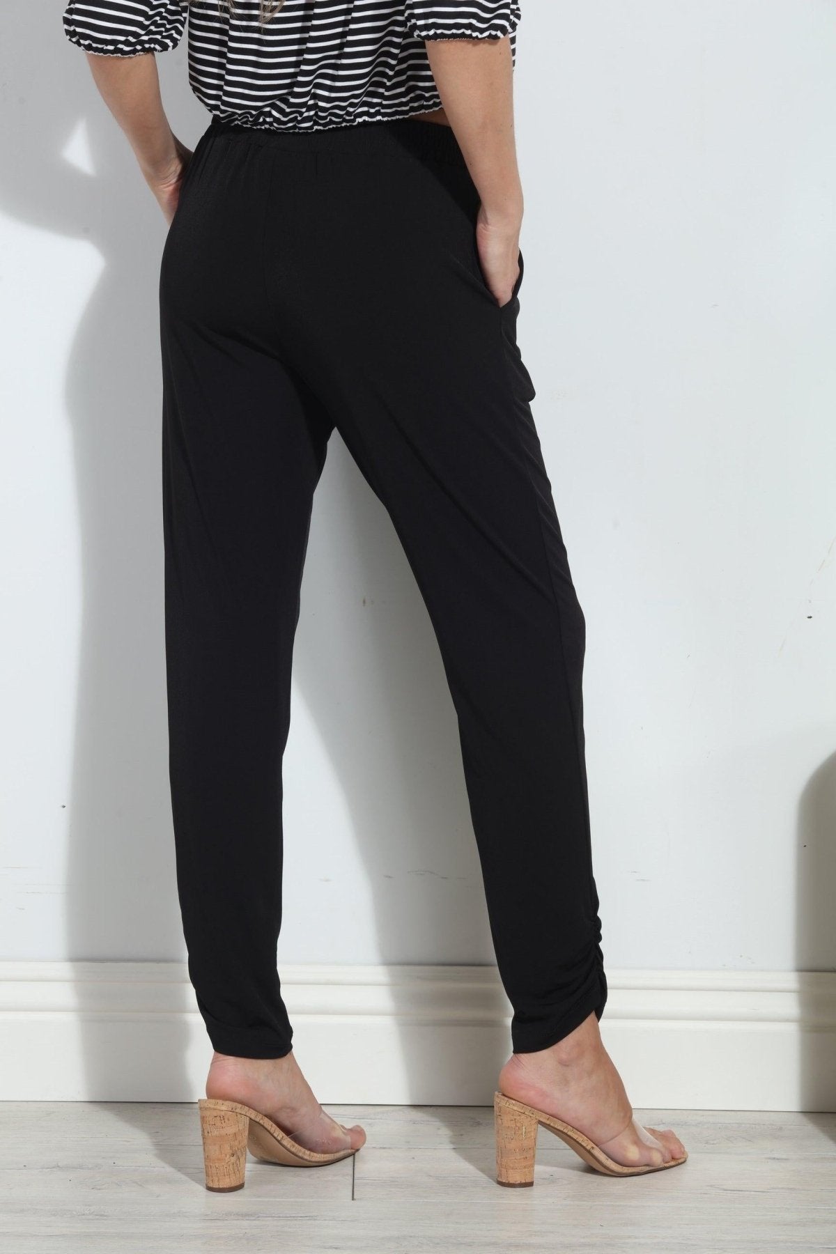 Black Stretch Joggers-BEST SELLER
