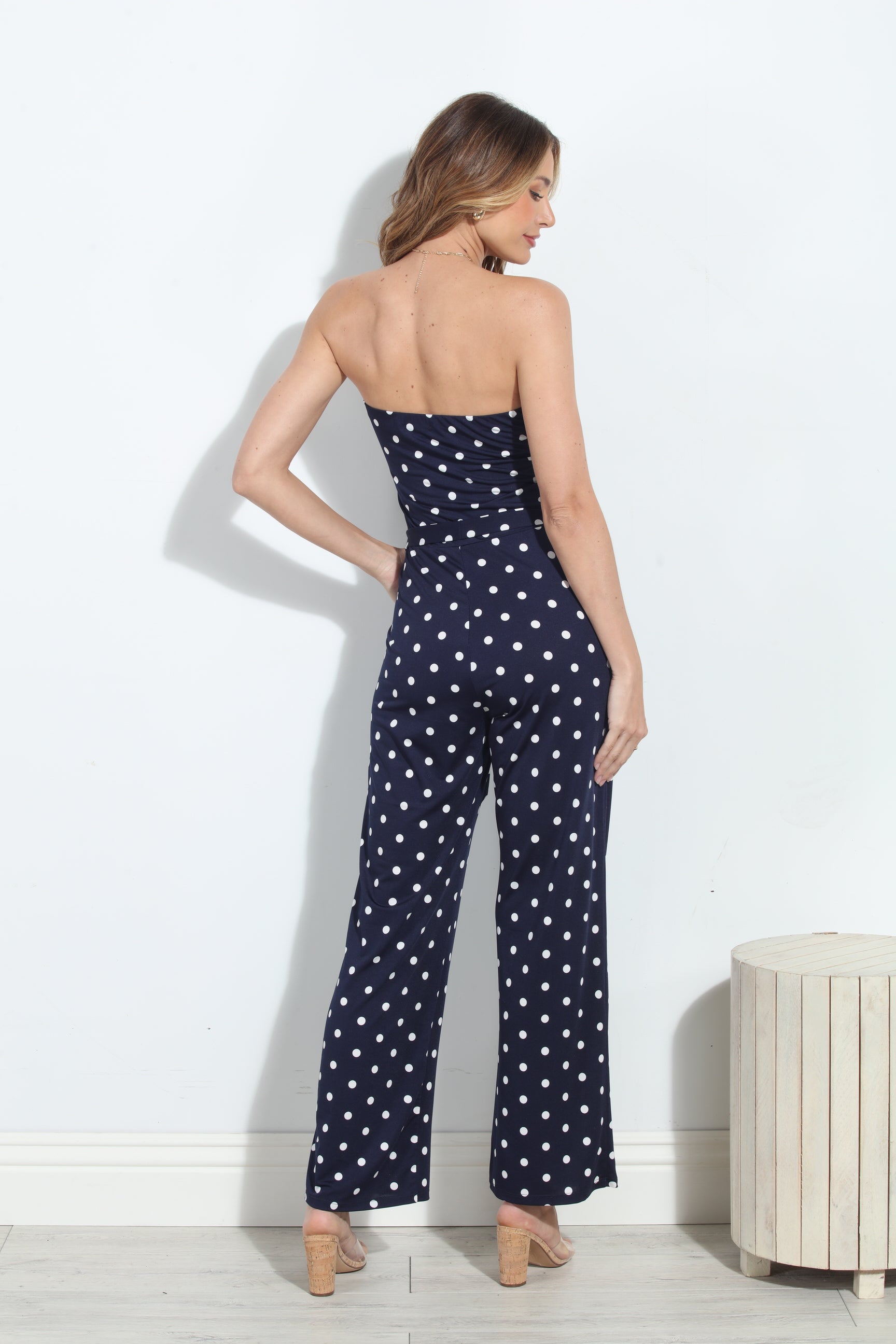 Eleanor Stretch Shirred Tube Jumpsuit-BEST SELLER