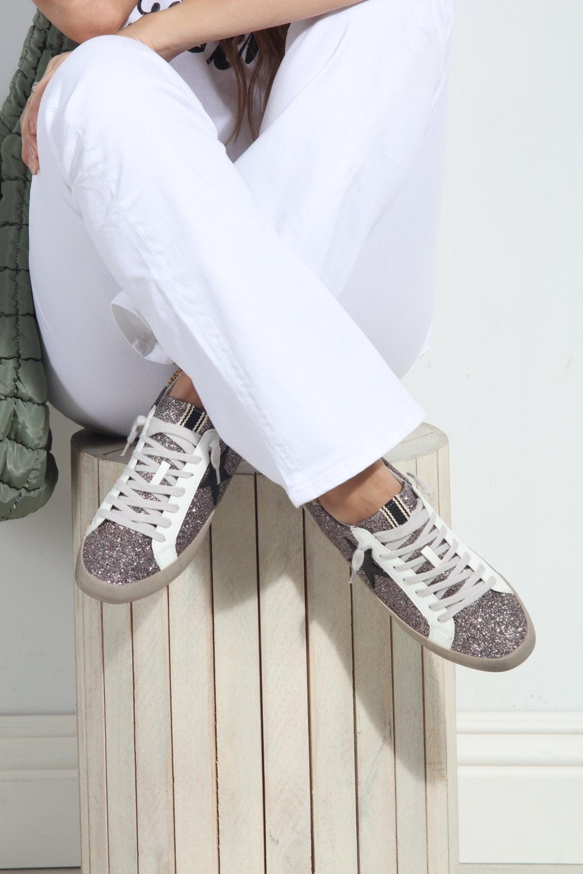 Paula Pewter/Cheetah  Sneakers