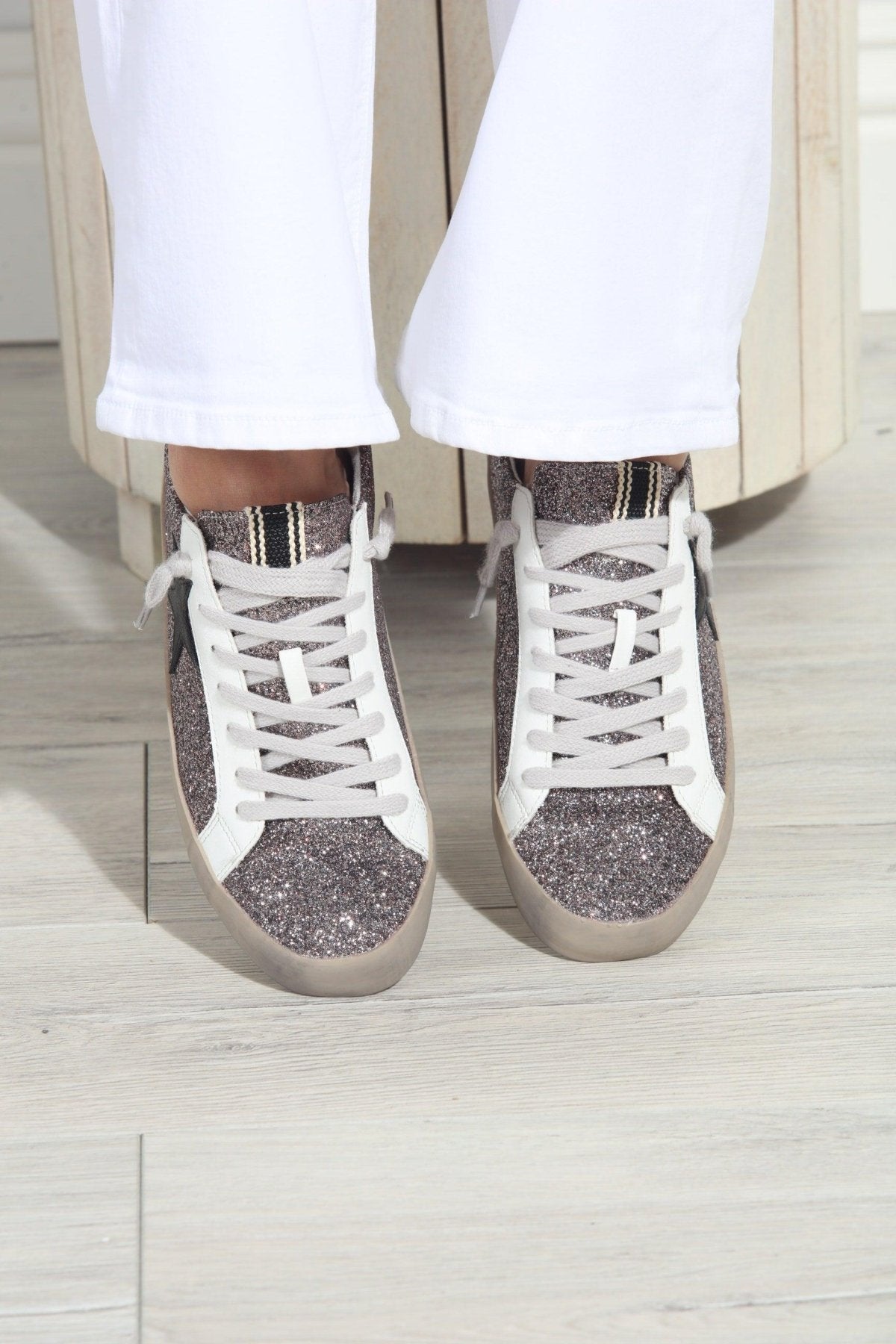 Paula Pewter/Cheetah  Sneakers