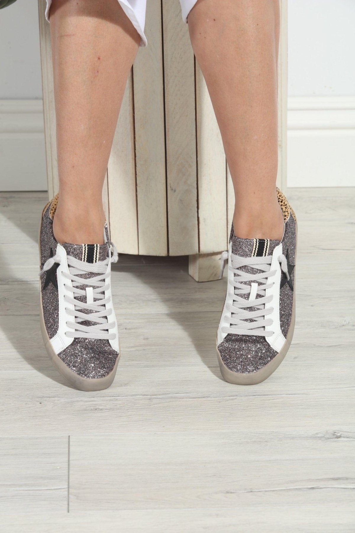 Paula Pewter/Cheetah  Sneakers