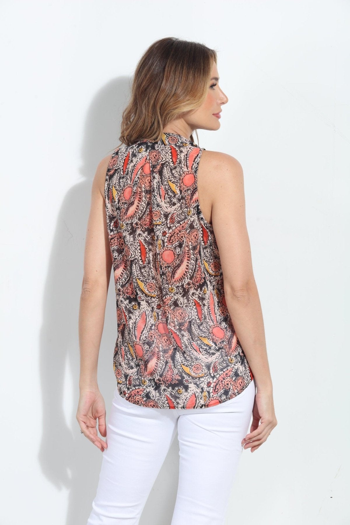 Marc Surplice Top with Tie-BEST SELLER