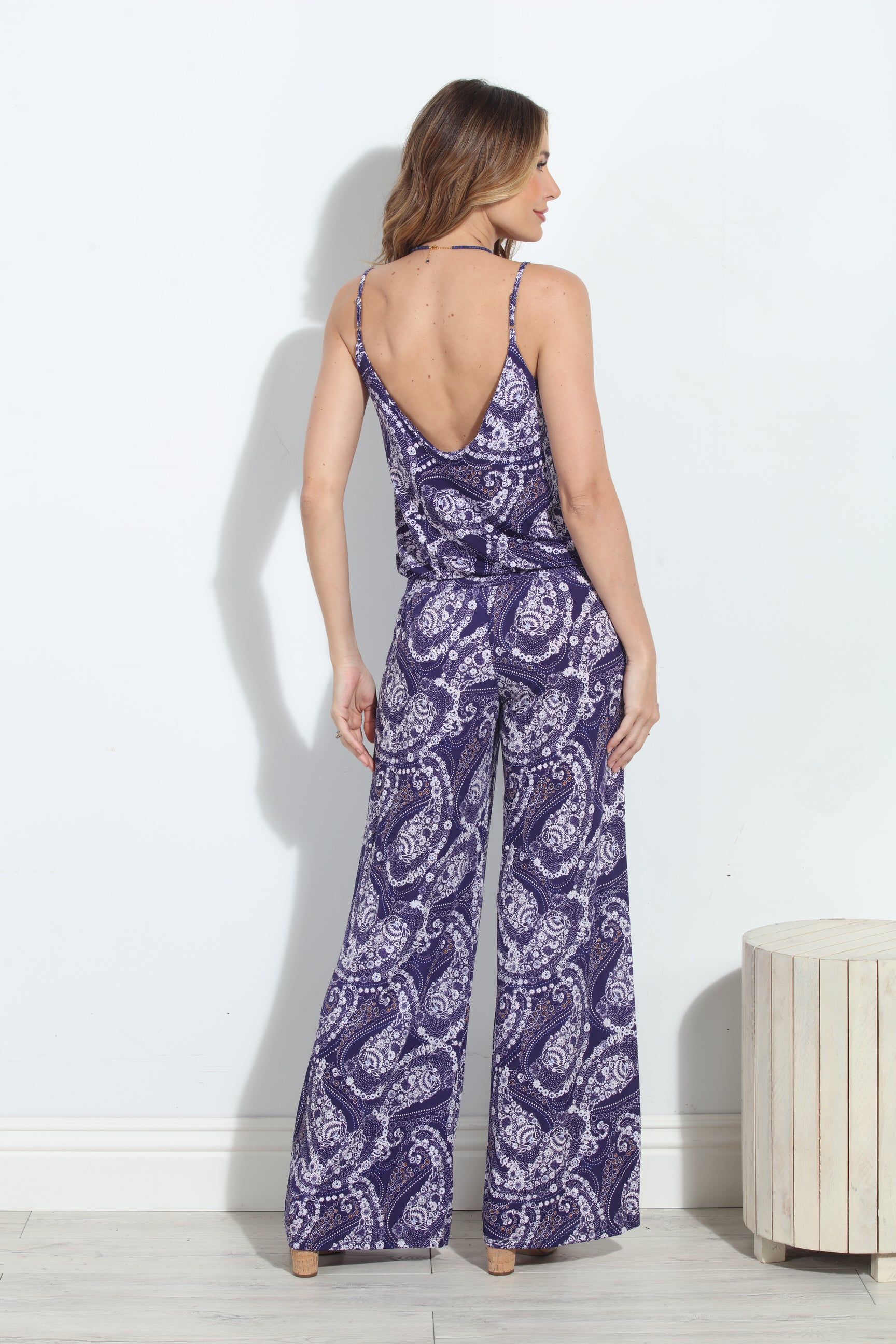 Vita Stretch Drop Waist Jumpsuit-FINAL SALE