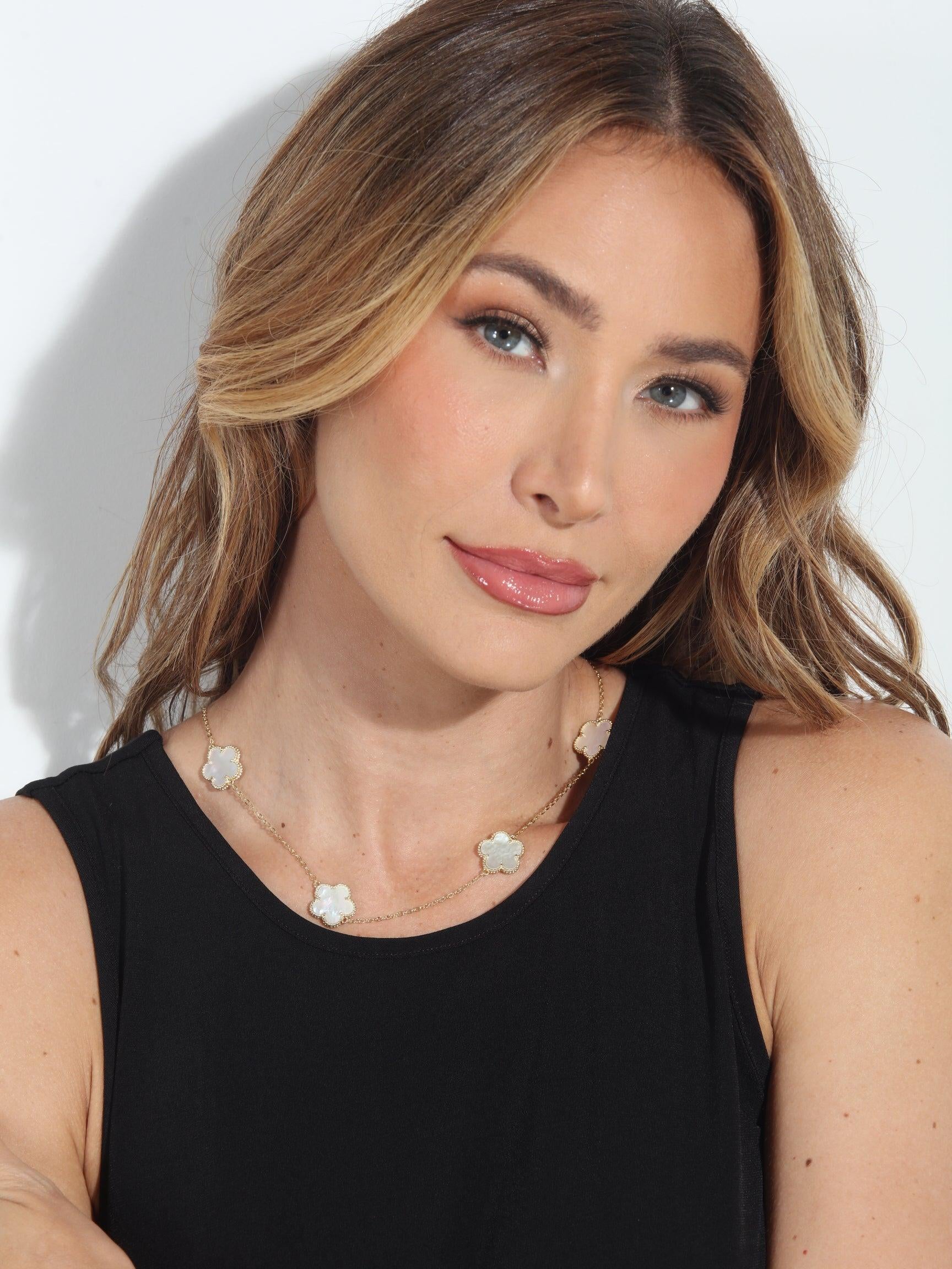 Sahira Adeline Clover Necklace-BEST SELLER