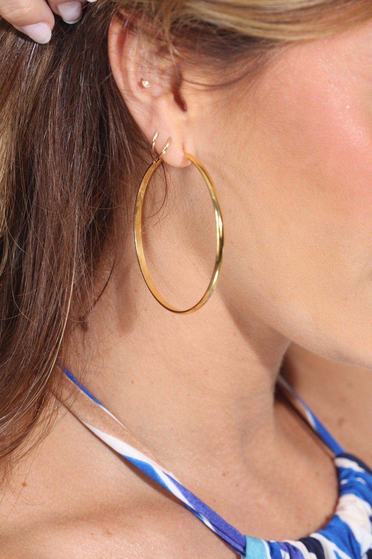 Timeless Gold Hoops