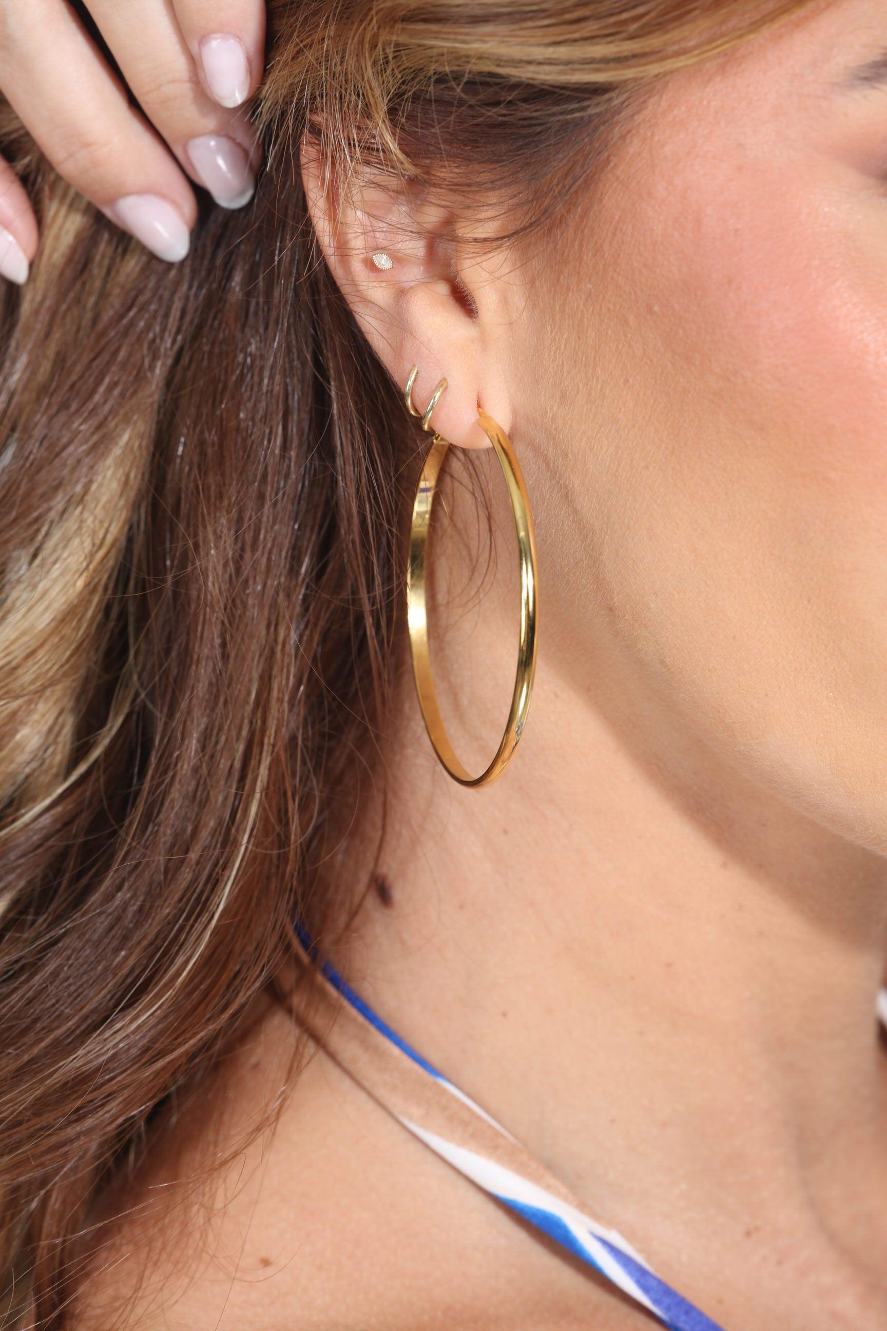 Timeless Gold Hoops
