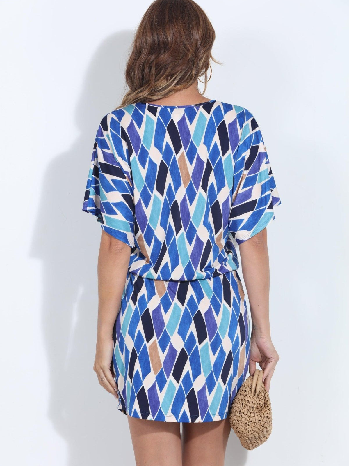 Delaney Stretch V-Neck Tunic Dress-BEST SELLER