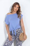 Peri Cupro Front Tie Top-BEST SELLER