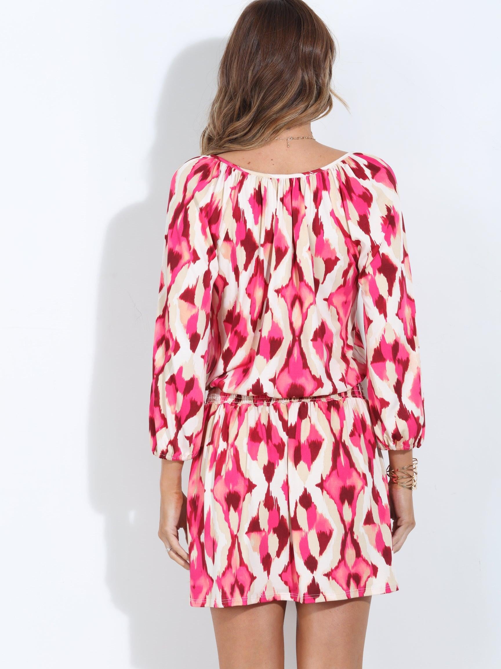 Norma Stretch Raglan Dropwaist Stretch Dress-BEST SELLER