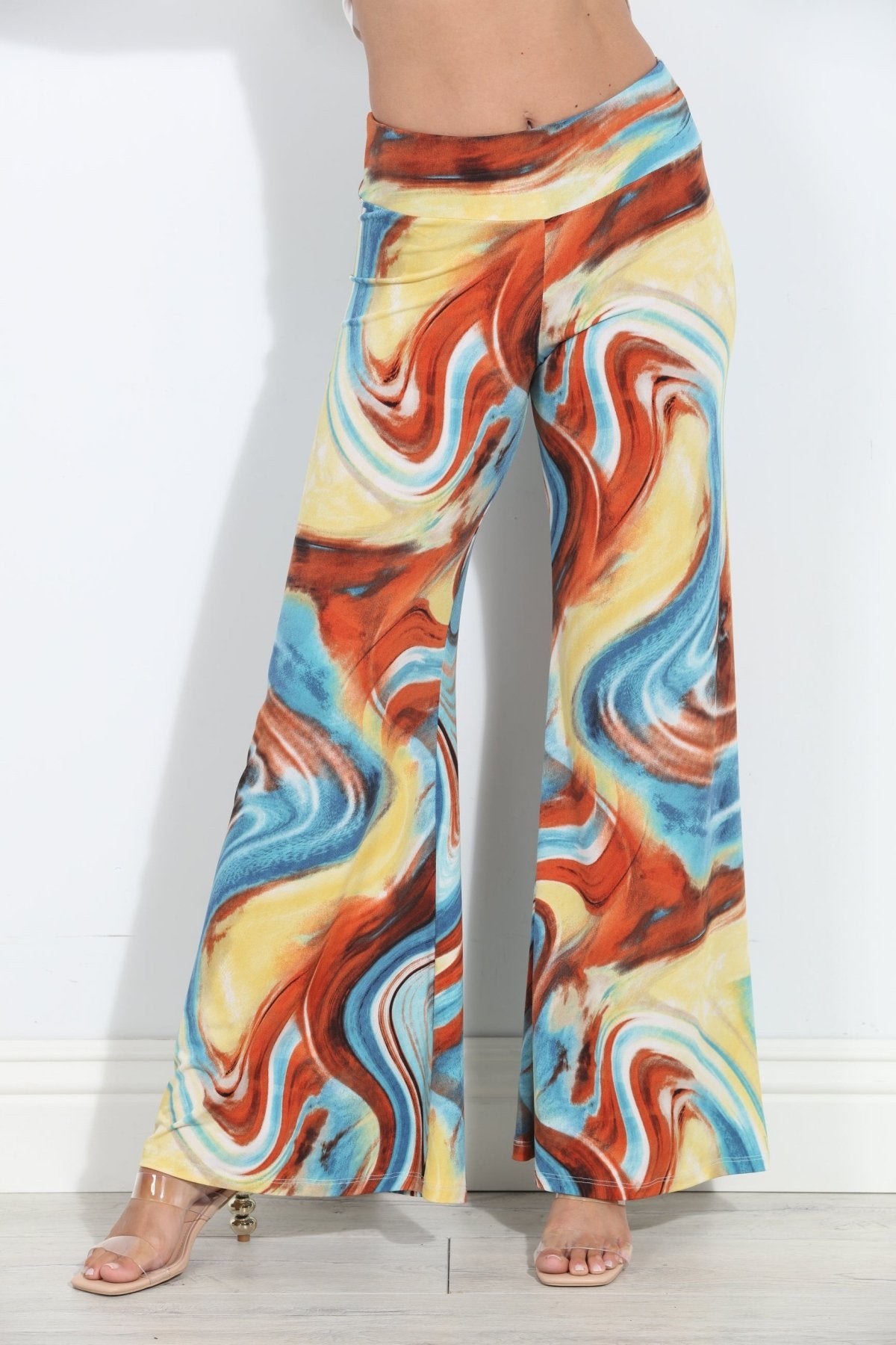 Sahara Stretch Wide Leg Pants-FINAL SALE