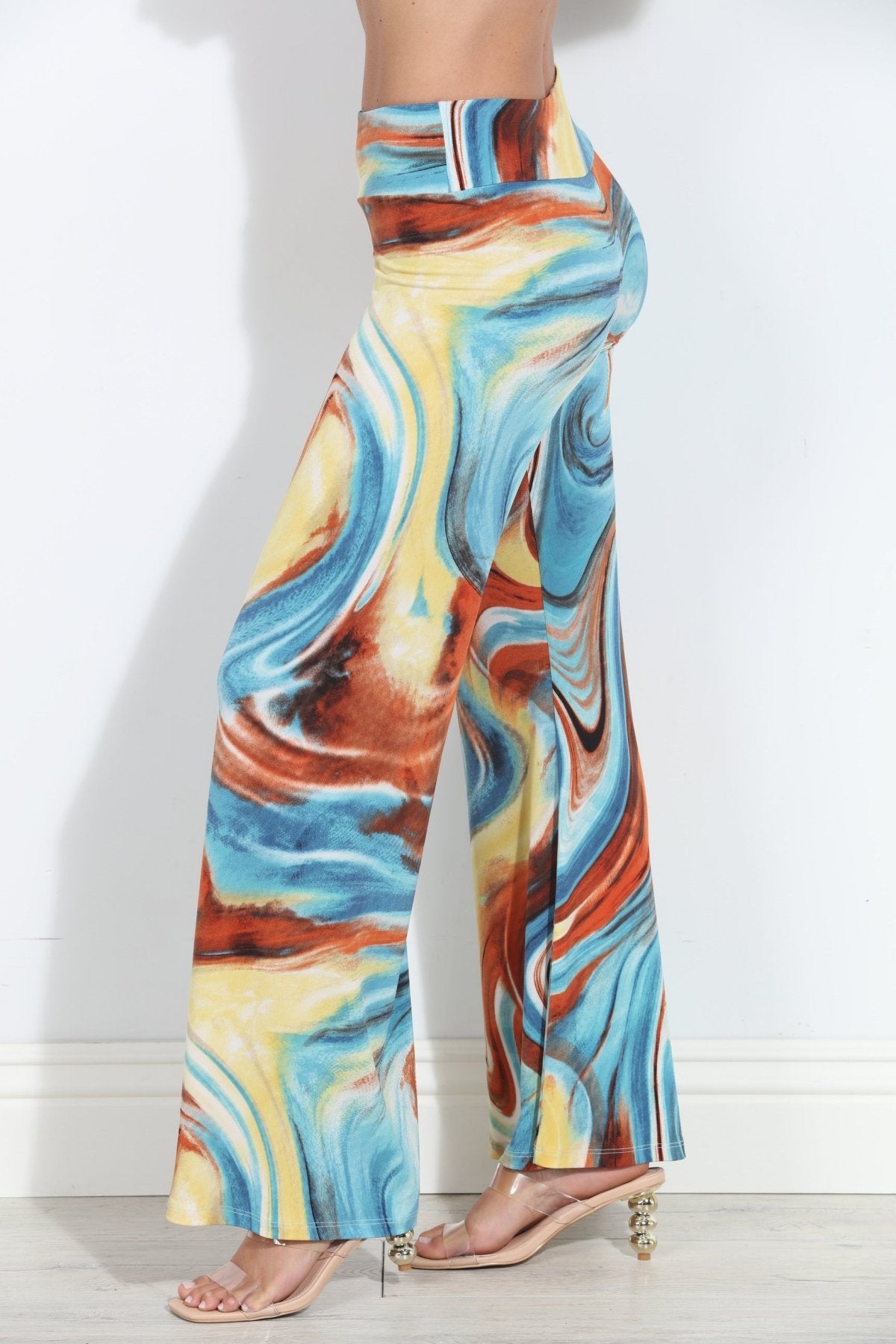 Sahara Stretch Wide Leg Pants-FINAL SALE