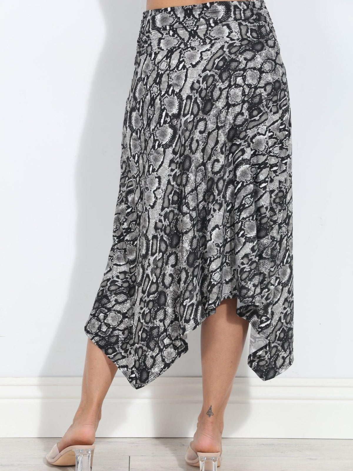 Elsa Stretch Slit Midi Skirt-BEST SELLER
