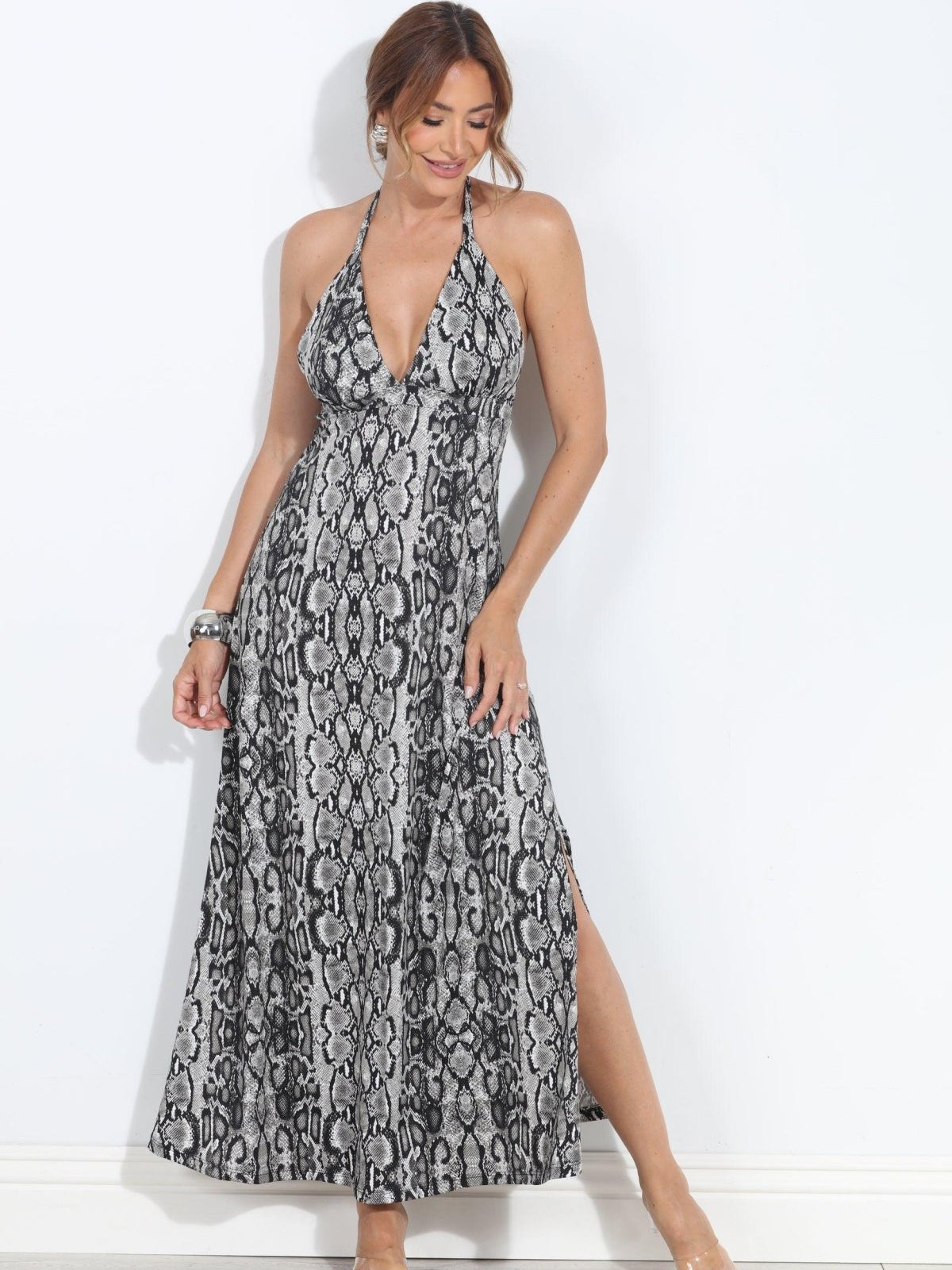 Elsa Halter Maxi Dress-BEST SELLER
