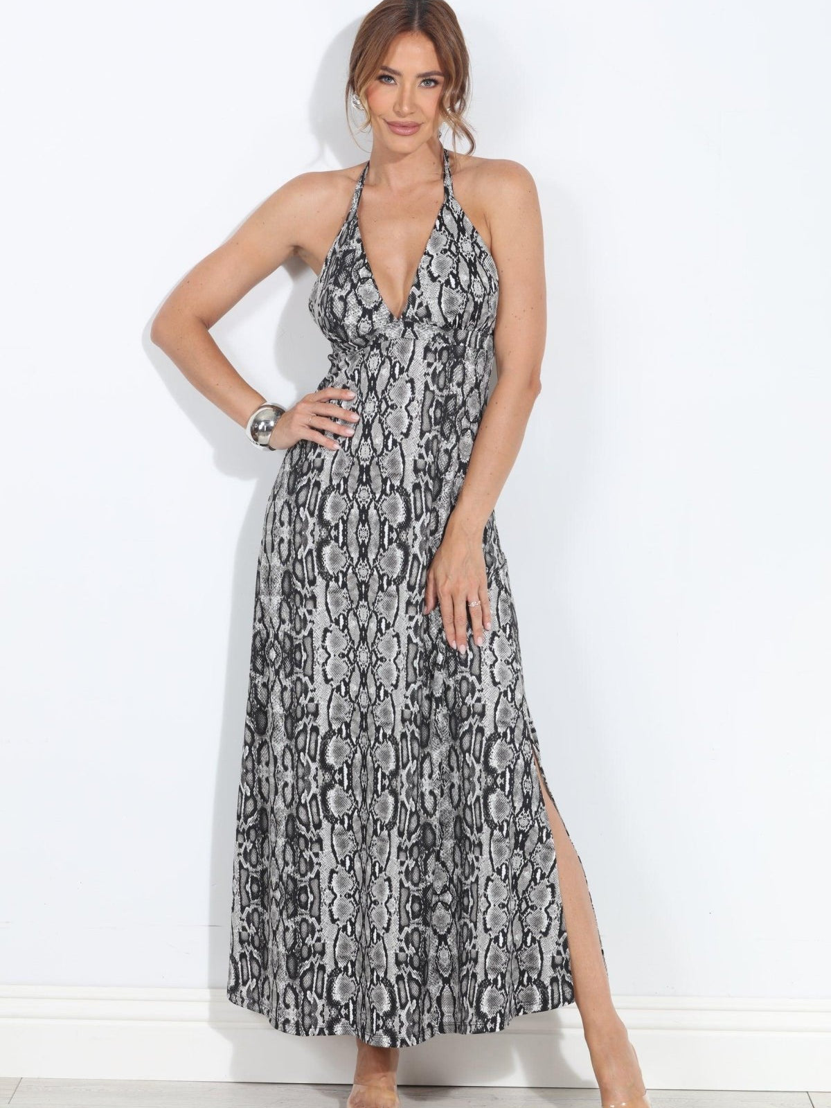 Elsa Halter Maxi Dress-BEST SELLER