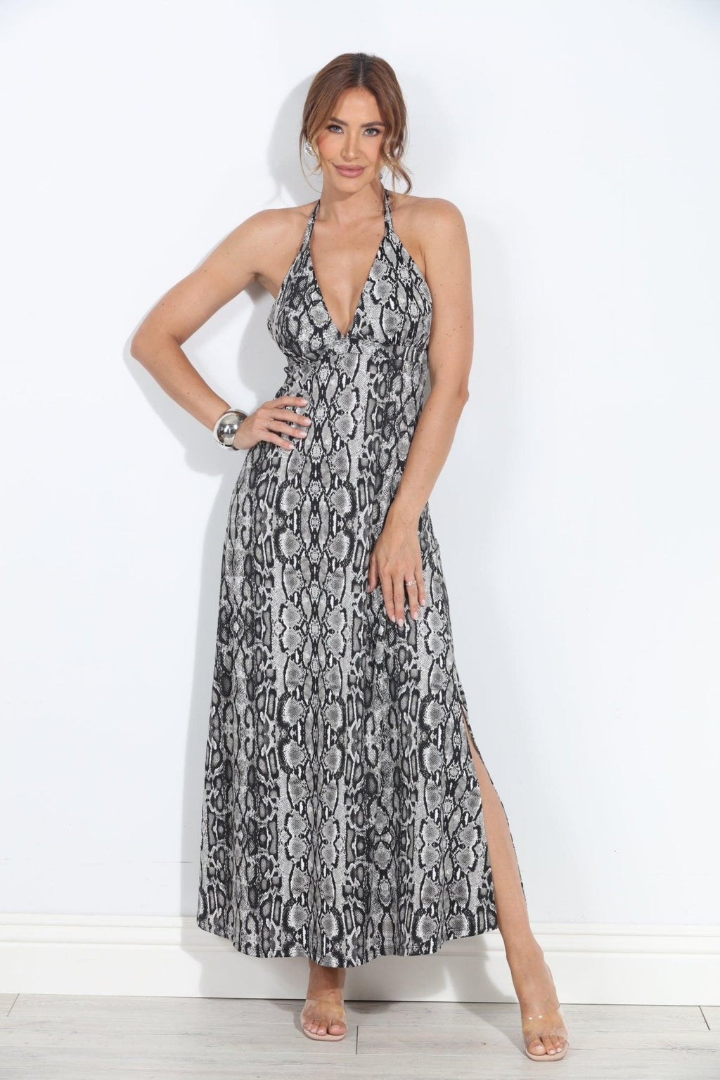 Elsa Halter Maxi Dress-BEST SELLER