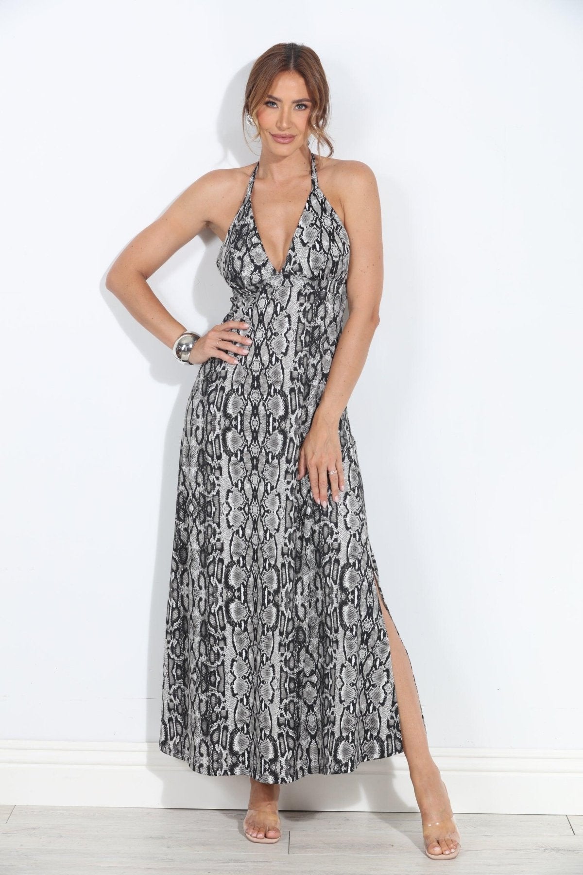 Elsa Halter Maxi Dress-BEST SELLER