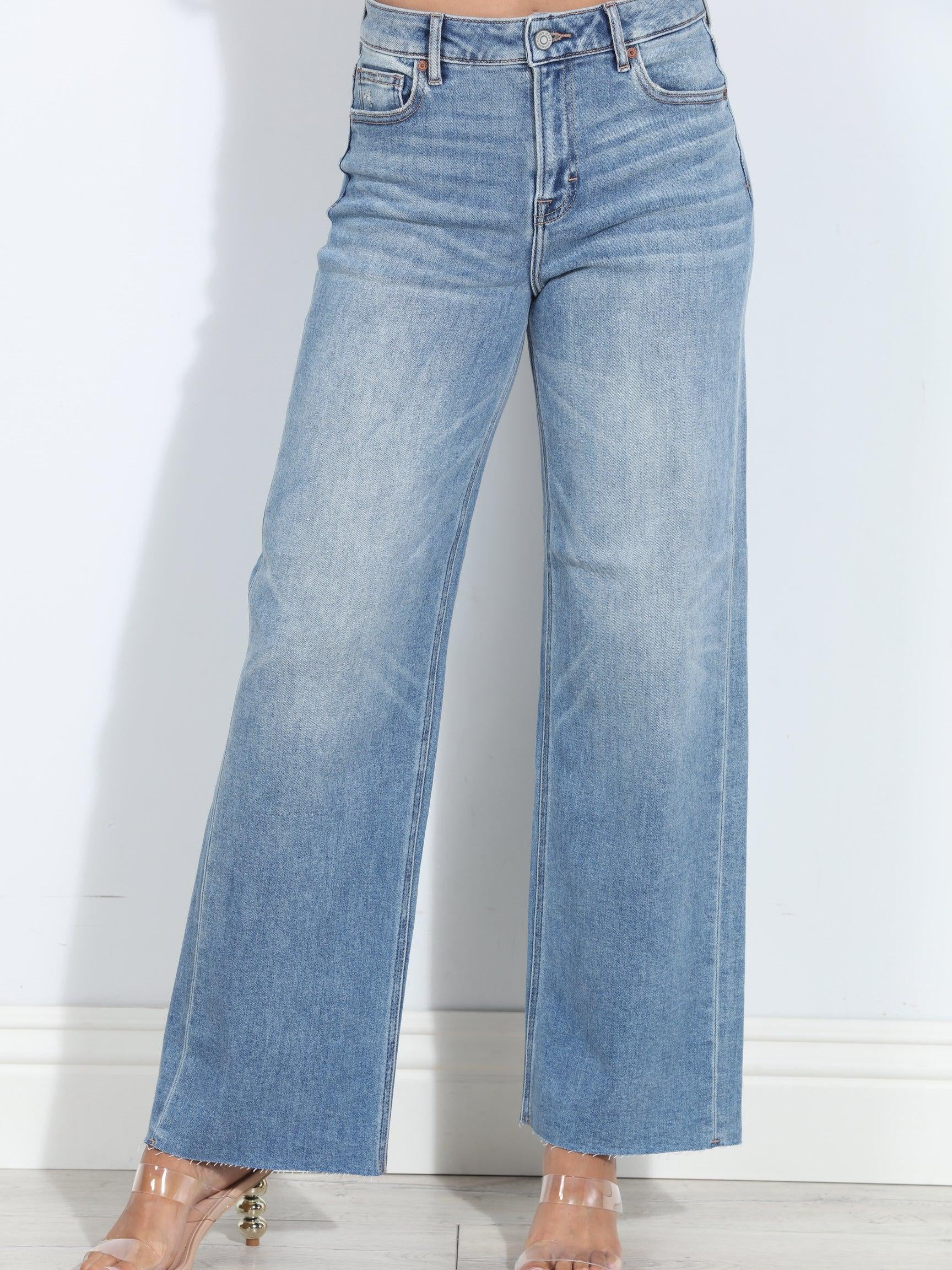 Hidden Jeans Logan Vintage Stretch Dad Jean- Medium Wash