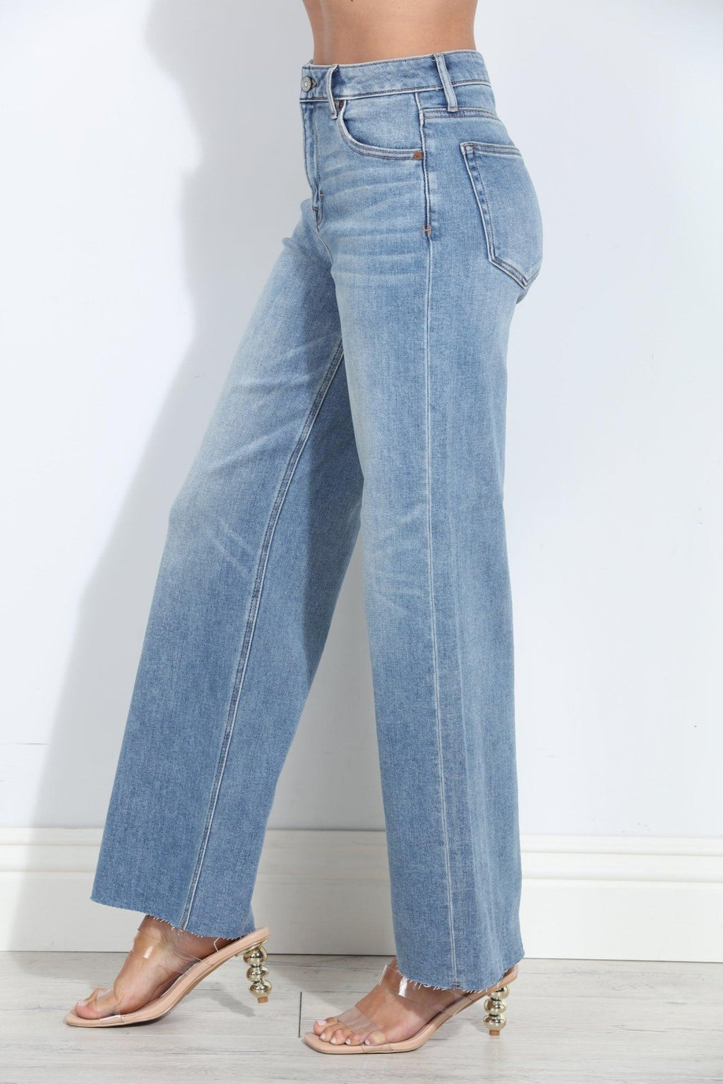 Hidden Jeans Logan Vintage Stretch Dad Jean- Medium Wash