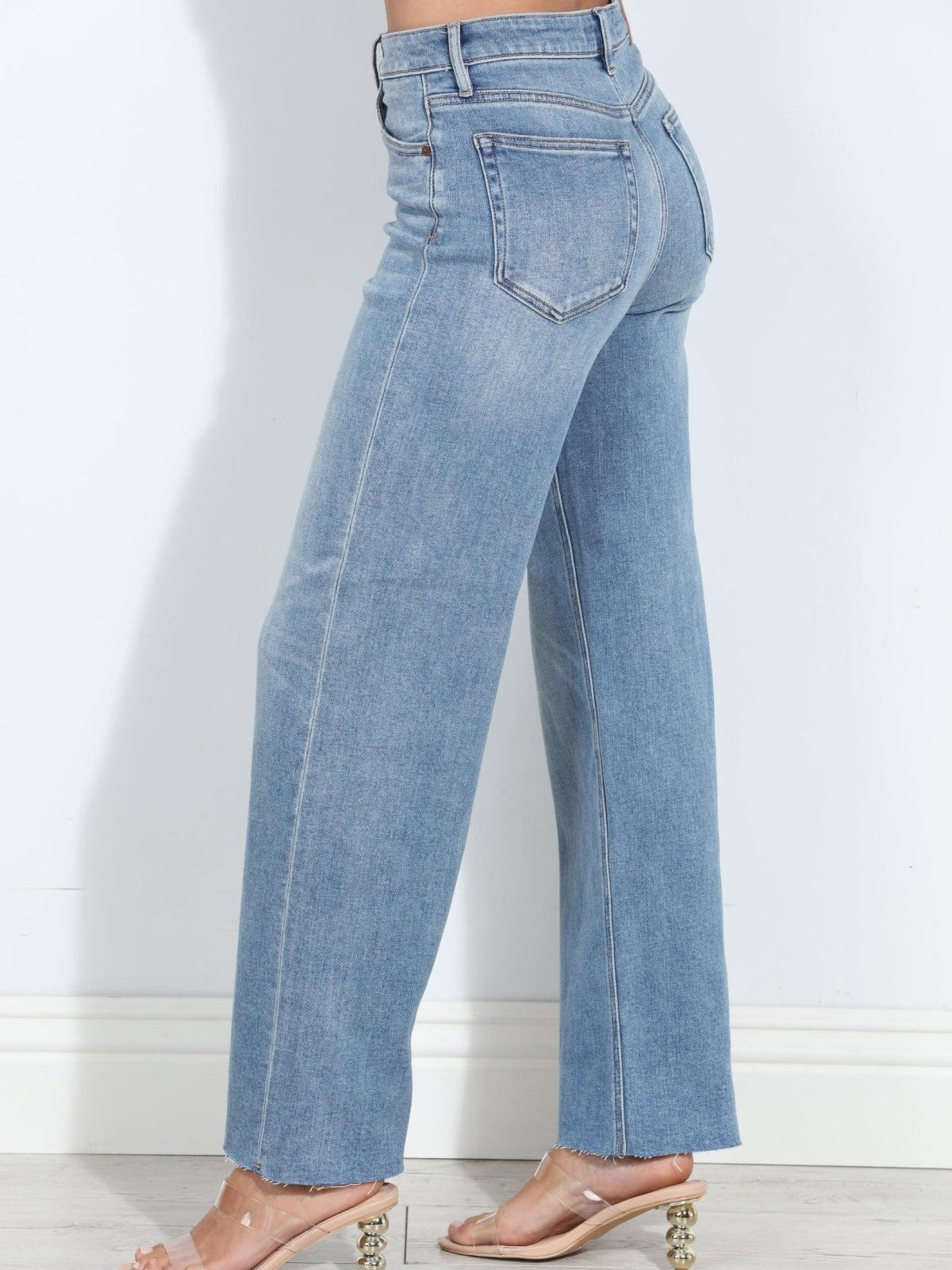 Hidden Jeans Logan Vintage Stretch Dad Jean- Medium Wash