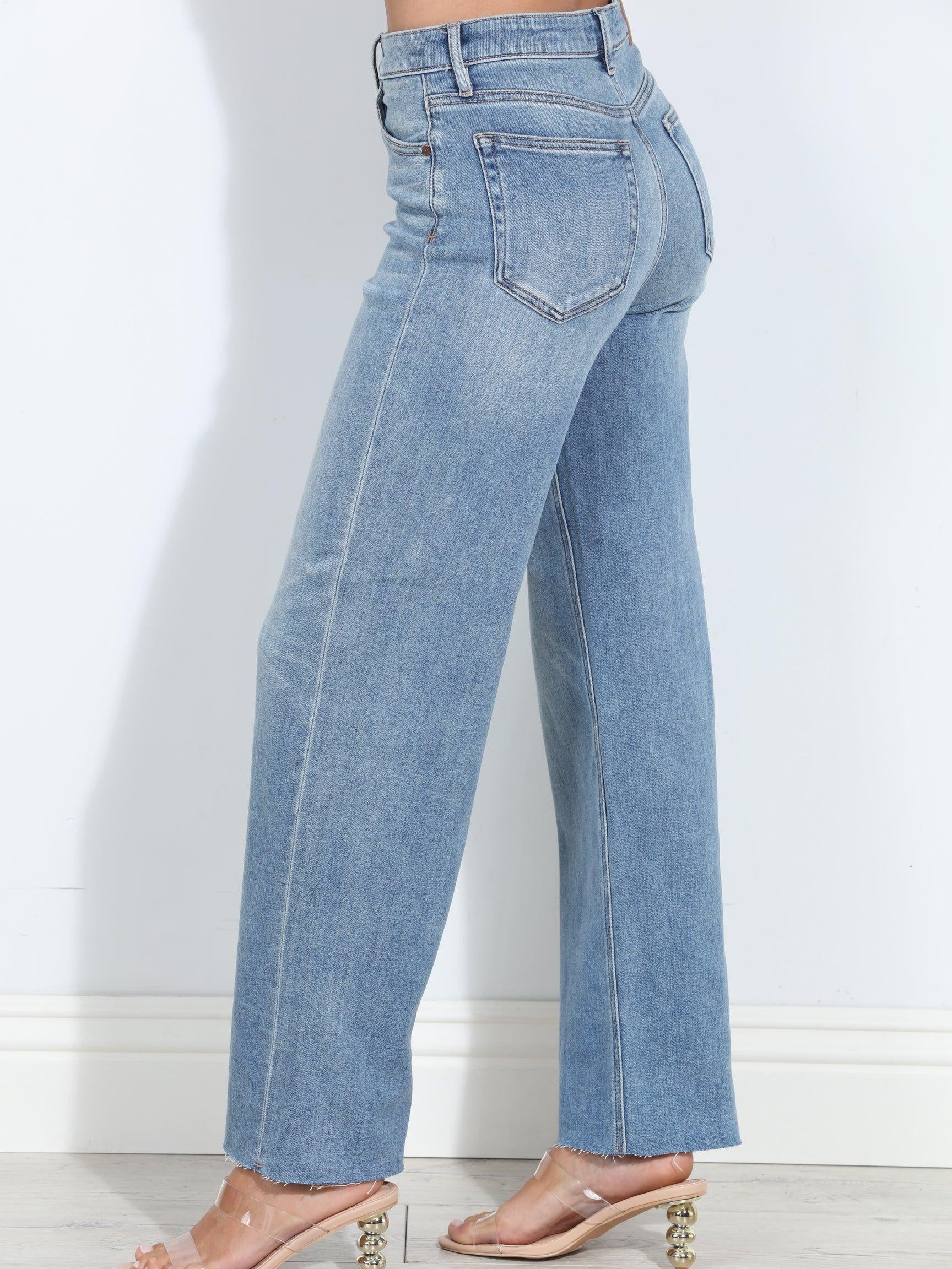 Hidden Jeans Logan Vintage Stretch Dad Jean- Medium Wash