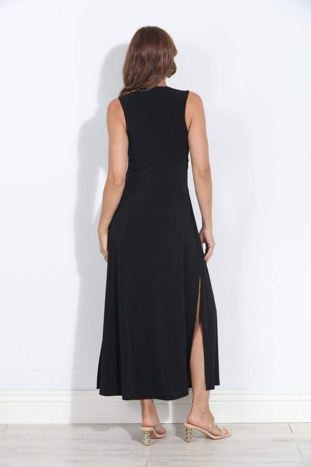 Black Twist Maxi Dress-BEST SELLER