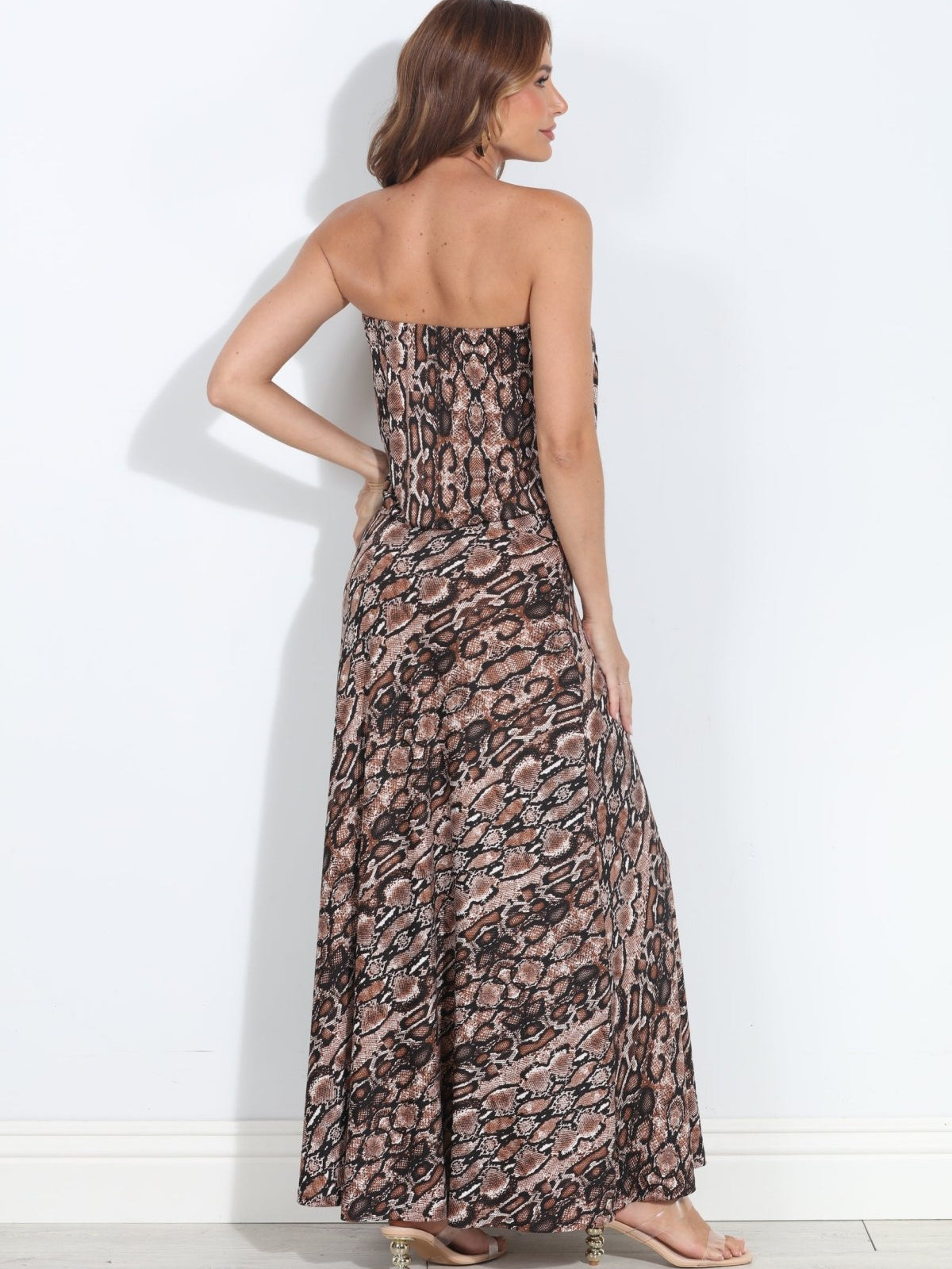 Valise Stretch Drop Waist Maxi Dress-BEST SELLER