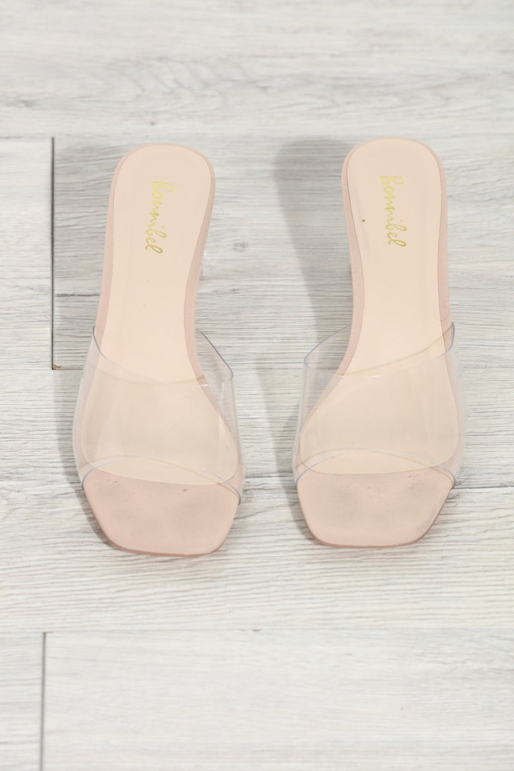 Della Nude Heeled Sandal