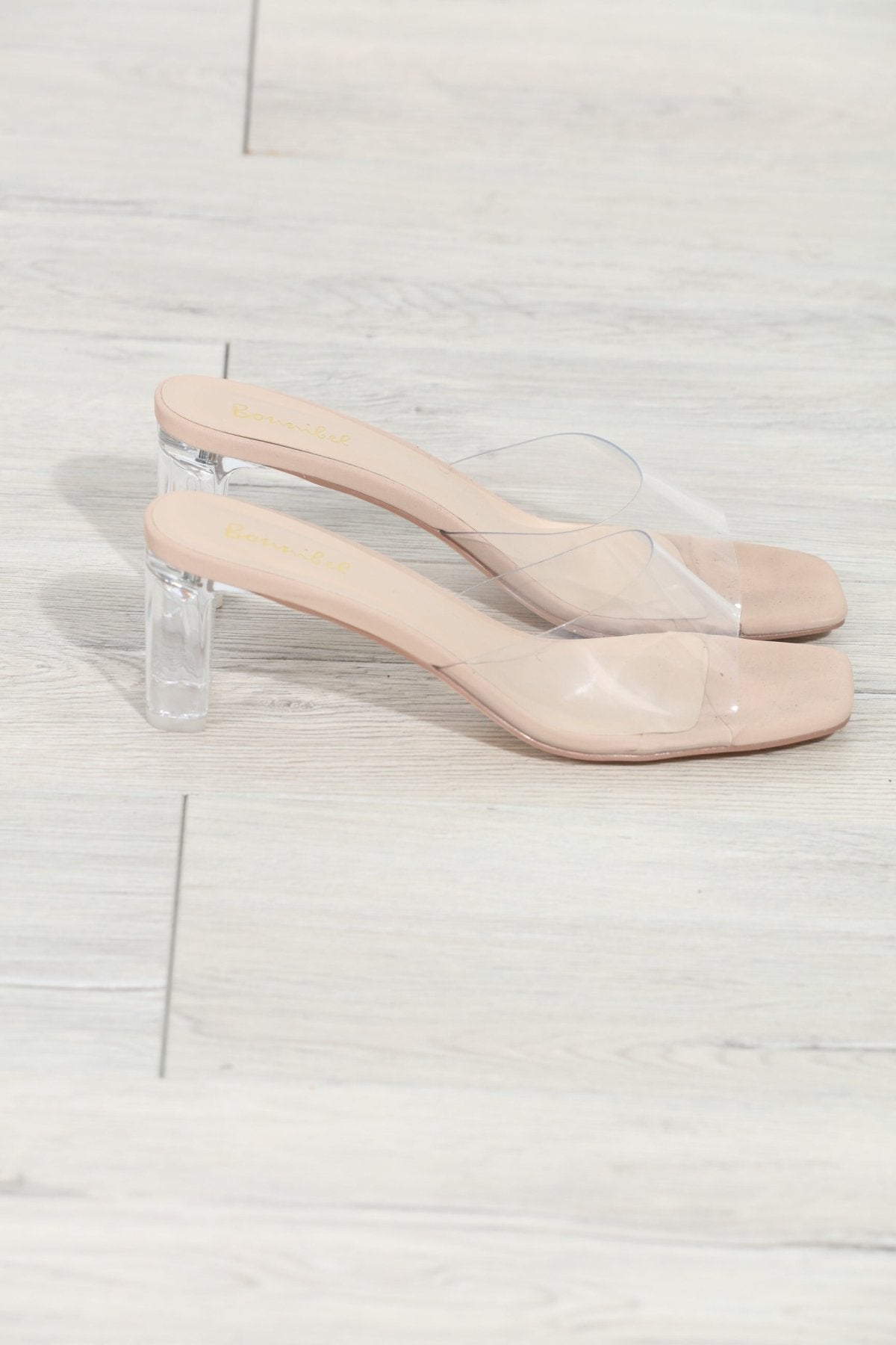 Della Nude Heeled Sandal