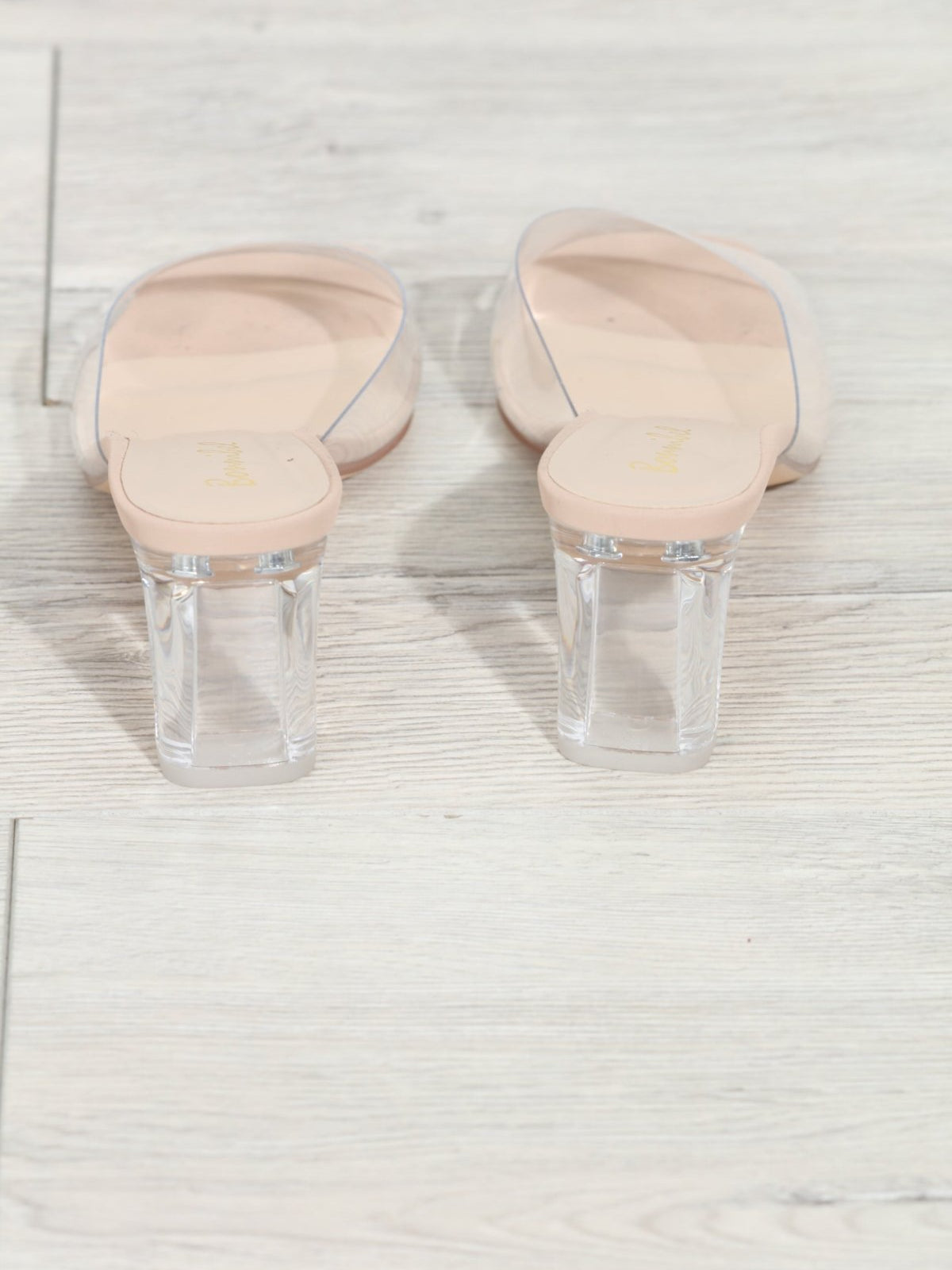 Della Nude Heeled Sandal