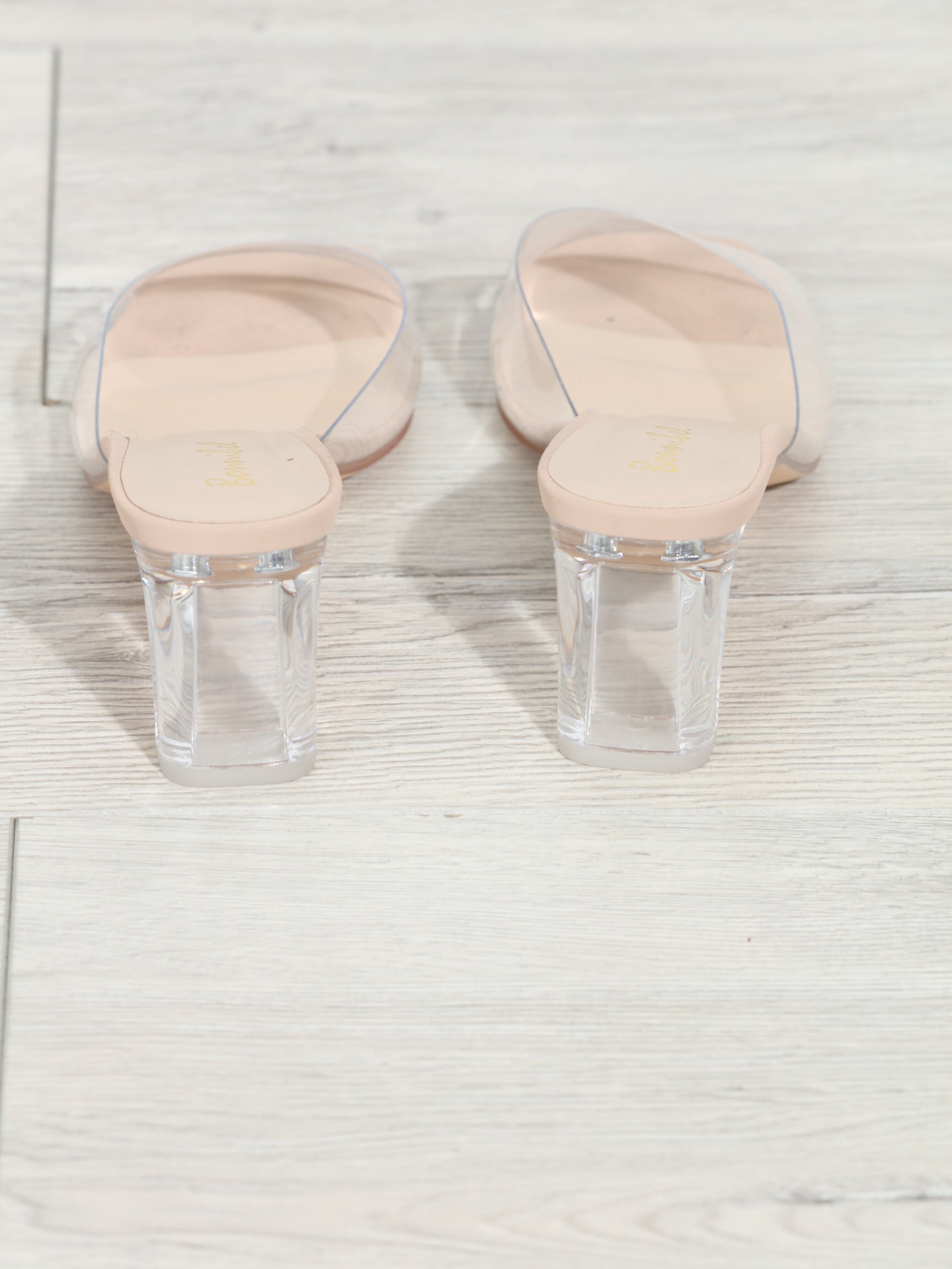Della Nude Heeled Sandal