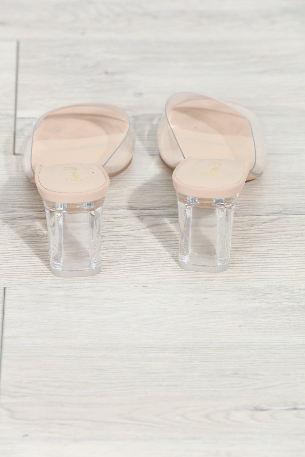 Della Nude Heeled Sandal