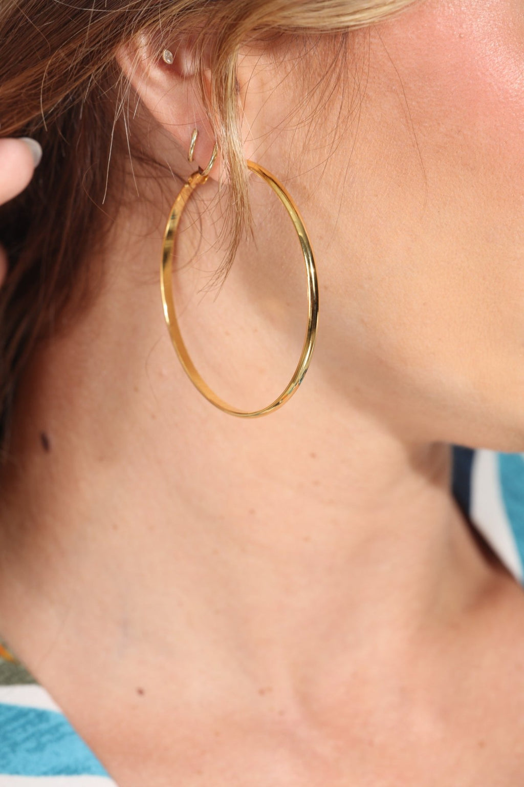 Timeless Gold Hoops