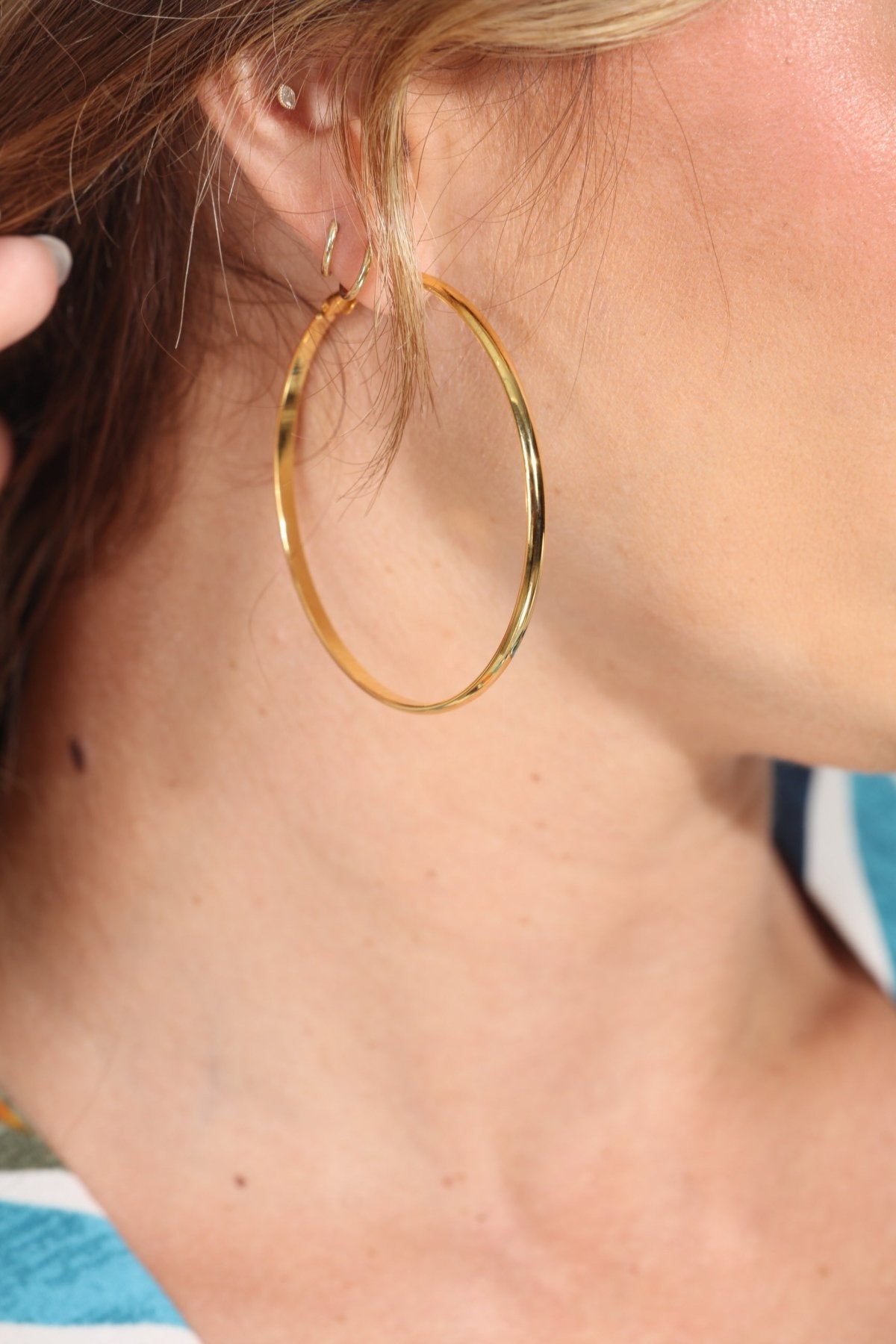 Timeless Gold Hoops