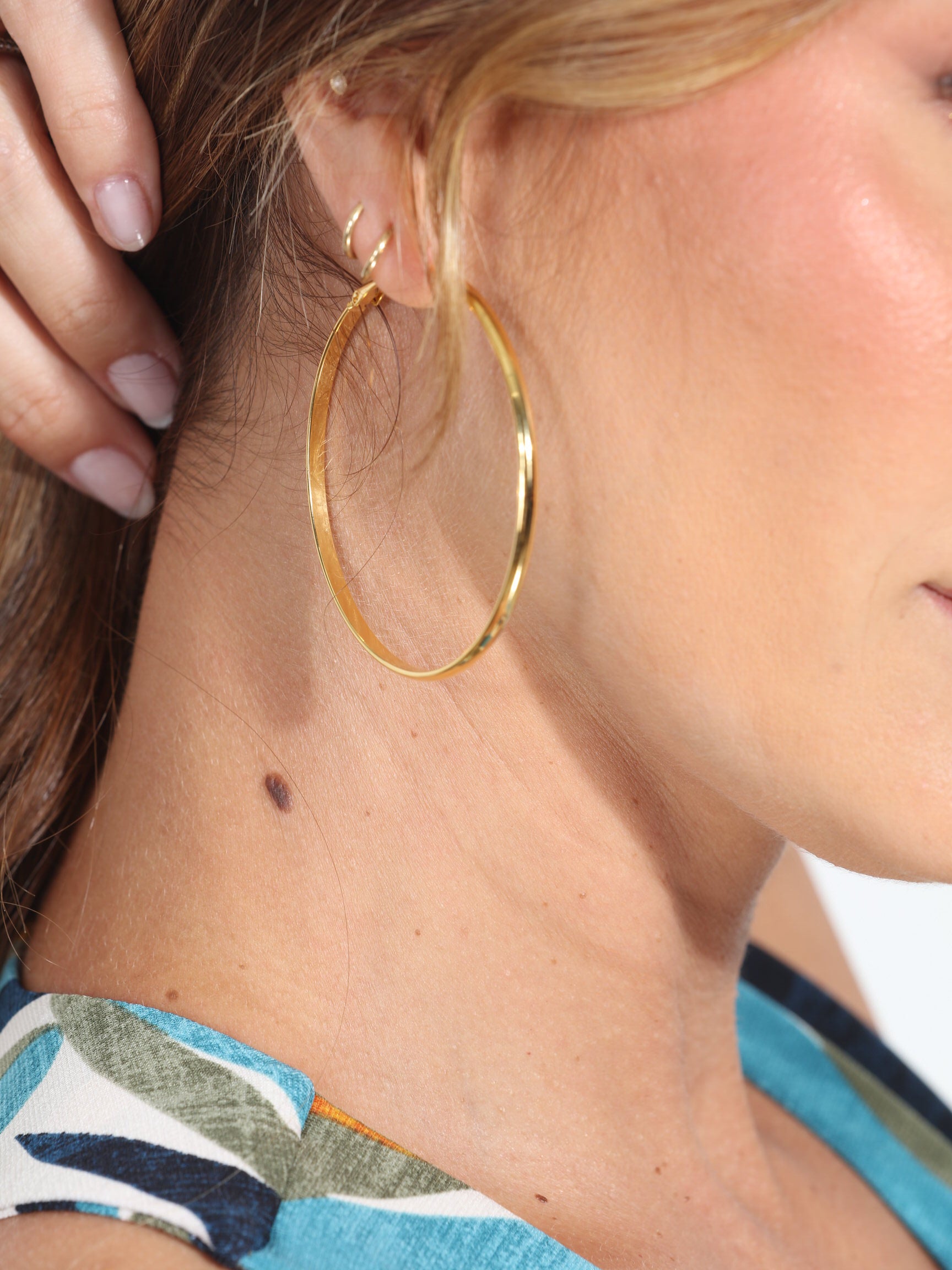 Timeless Gold Hoops