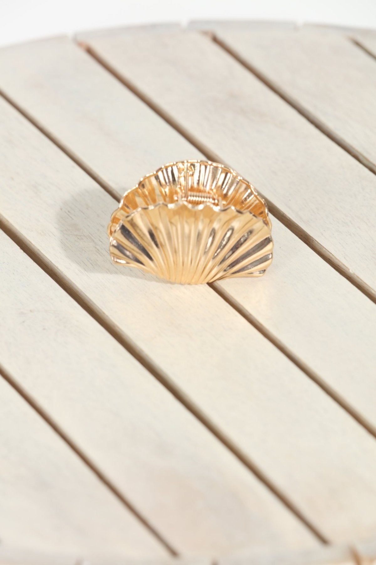 Gold Shell Hair Clip